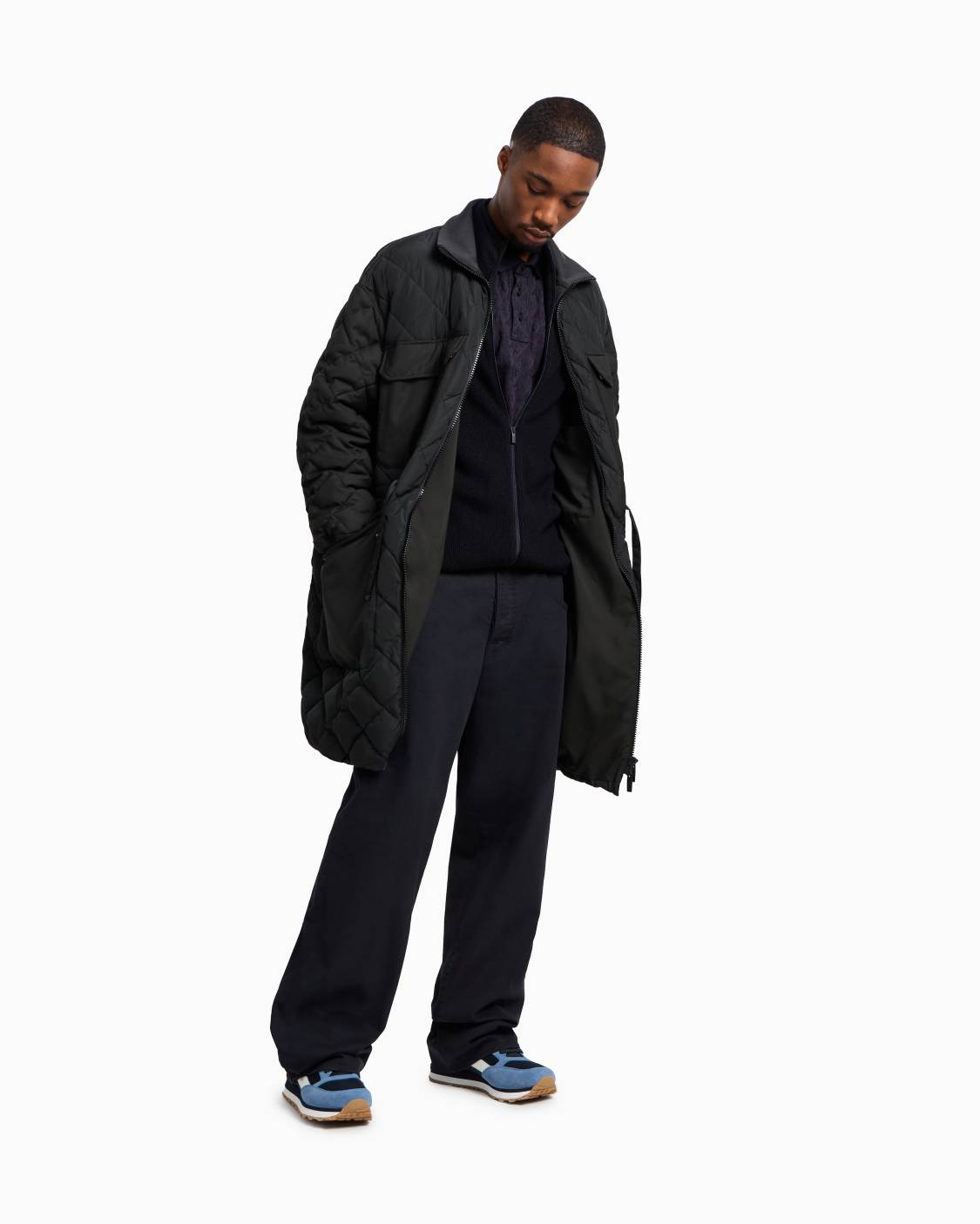 Single breasted jacket with one button