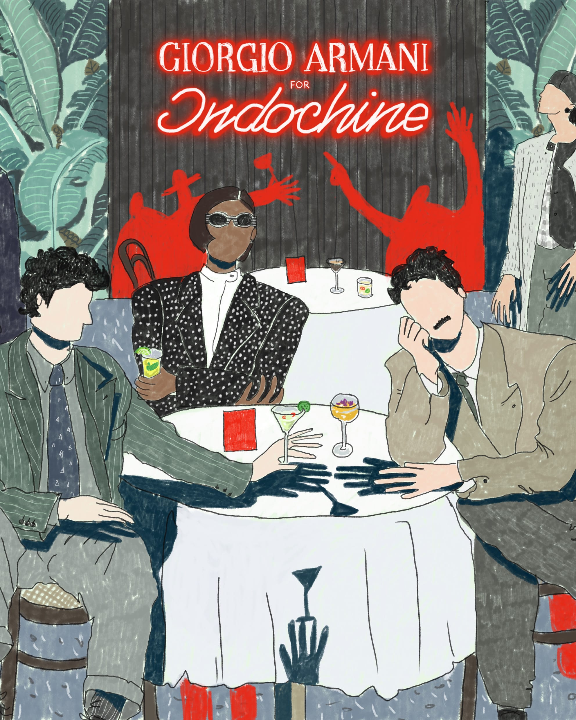 Illustration_Giorgio_Armani_Indochine_Emporio_Armani_Ristorante
