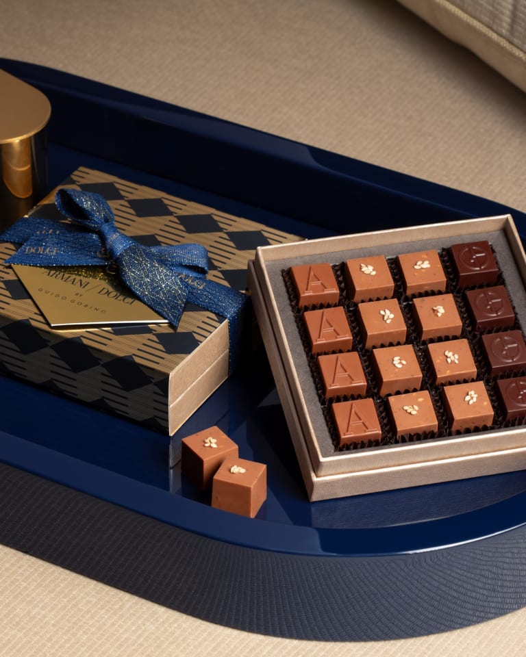 チョコレートが並んでいる画像