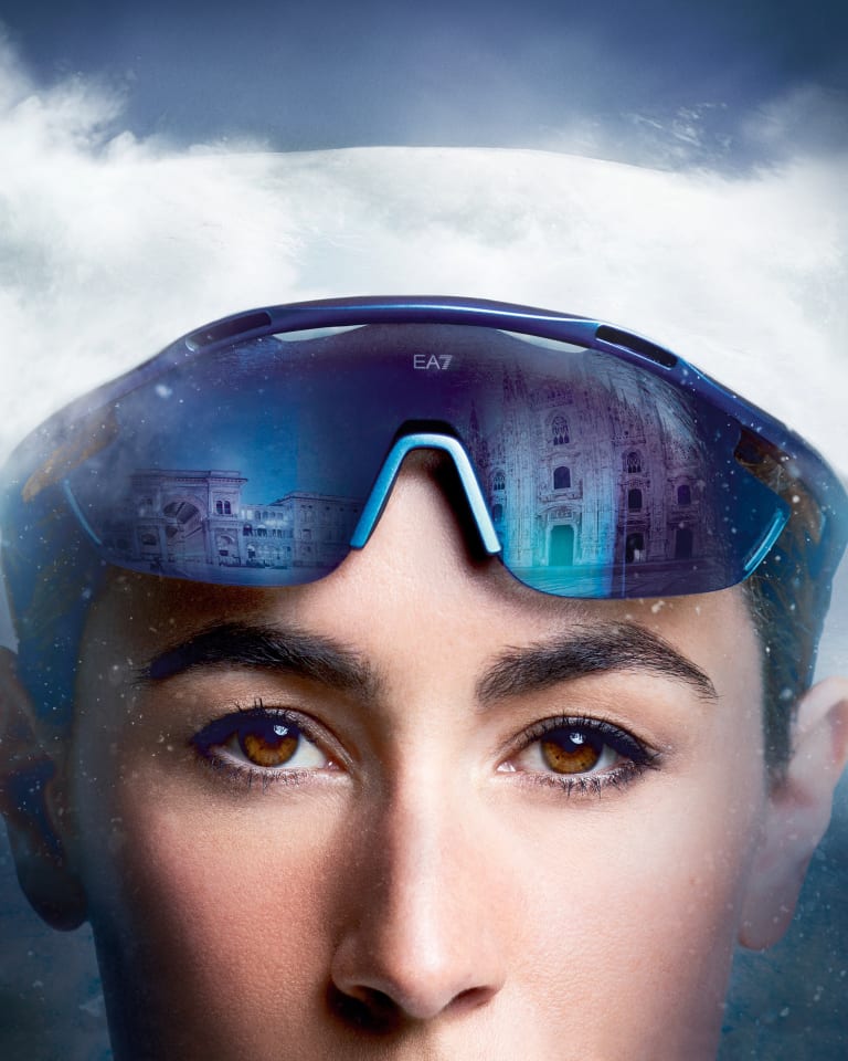 Video showing different models working out in an underground car park wearing technical apparel from the EA7 Autumn/Winter 2024 collection 