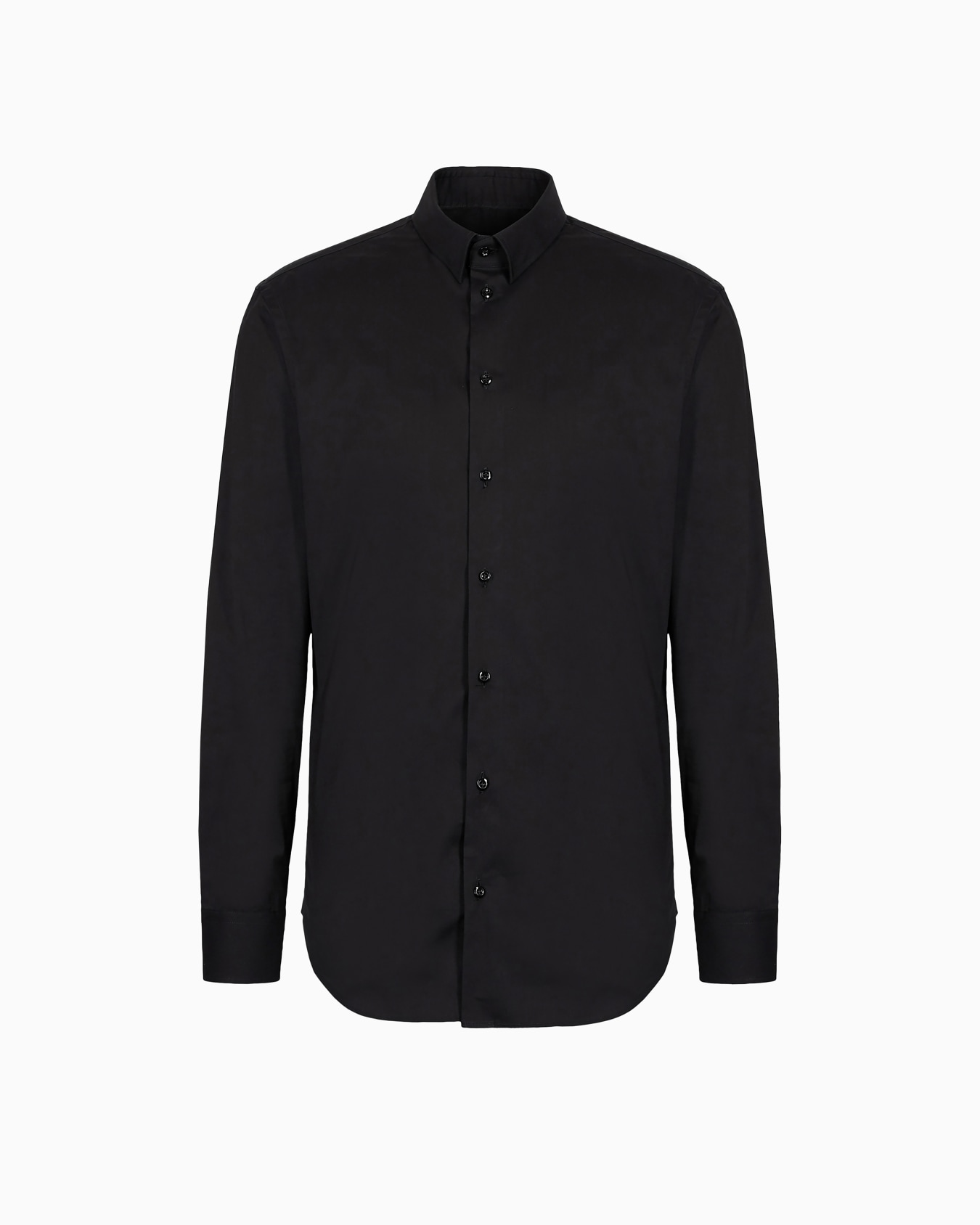 Chemise en popeline de coton stretch Diapositive 0