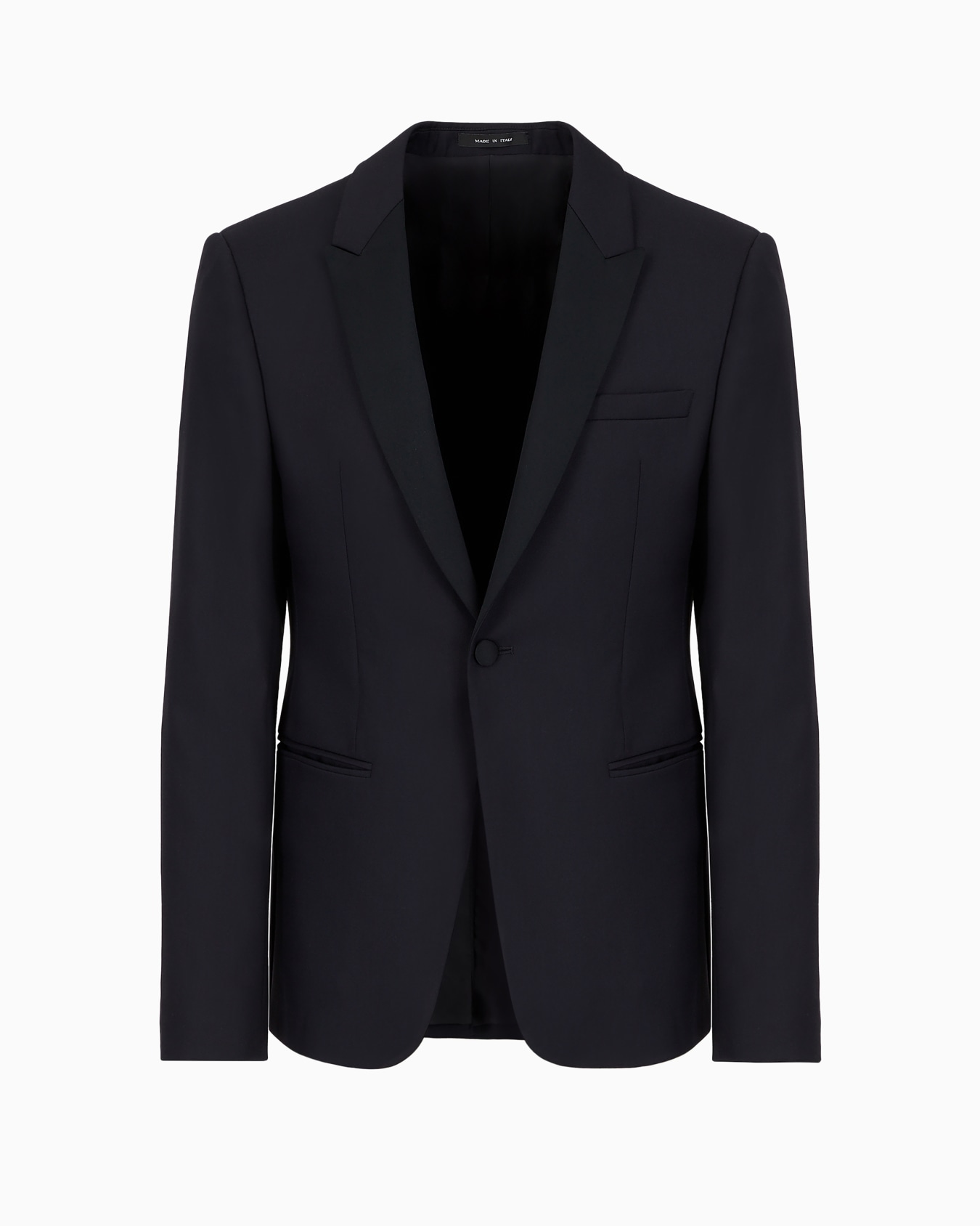 Single-breasted, worsted virgin-wool jacket Slide 0