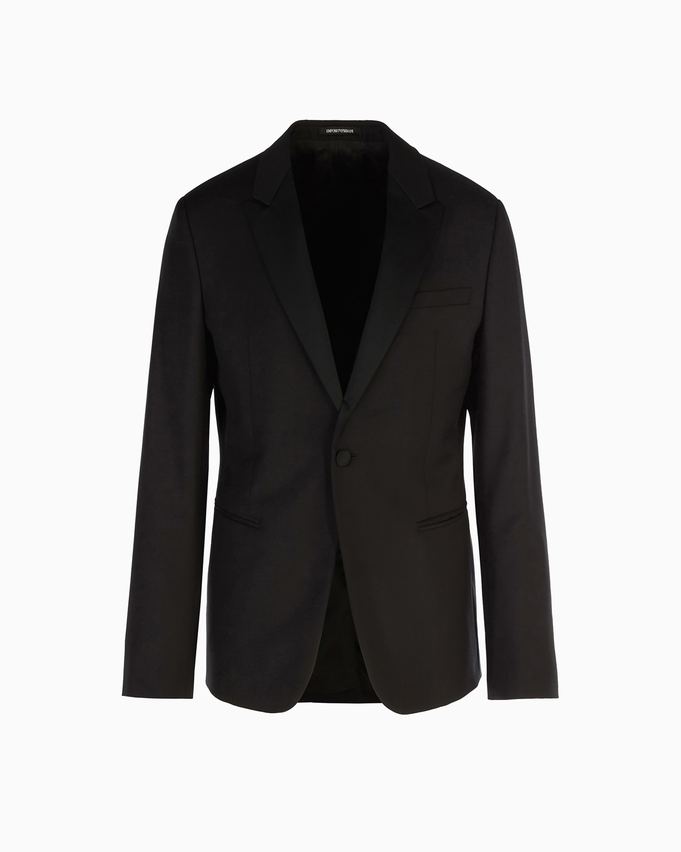 Single-breasted, worsted virgin-wool jacket Slide 0