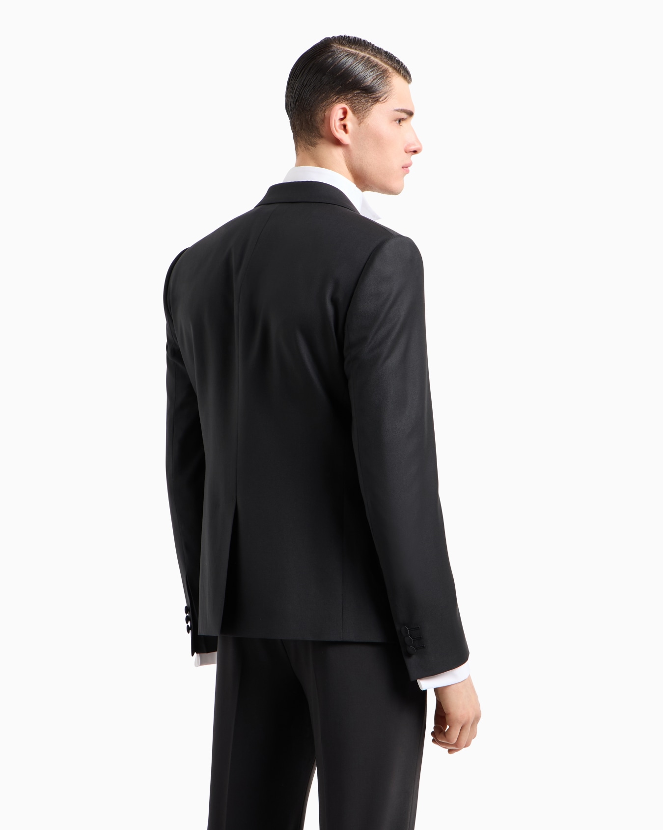 Single-breasted, worsted virgin-wool jacket Slide 2