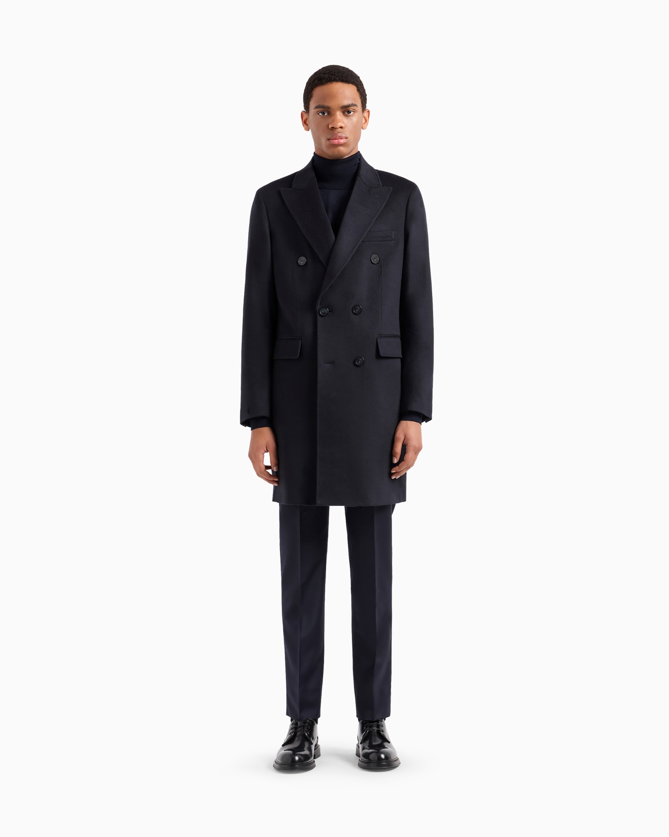 Cappotto doppiopetto in puro cashmere Slide 3