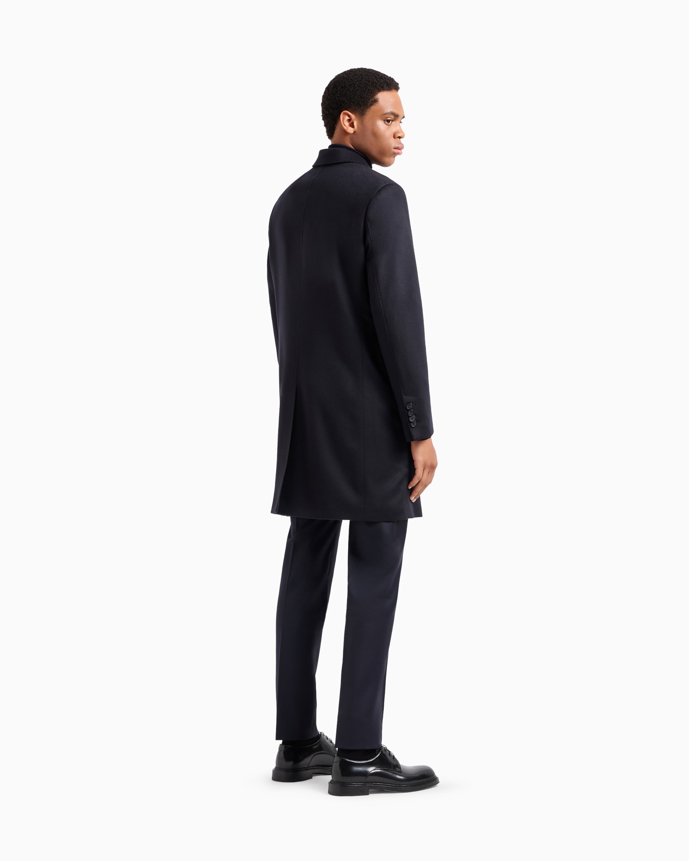 Cappotto doppiopetto in puro cashmere Slide 2