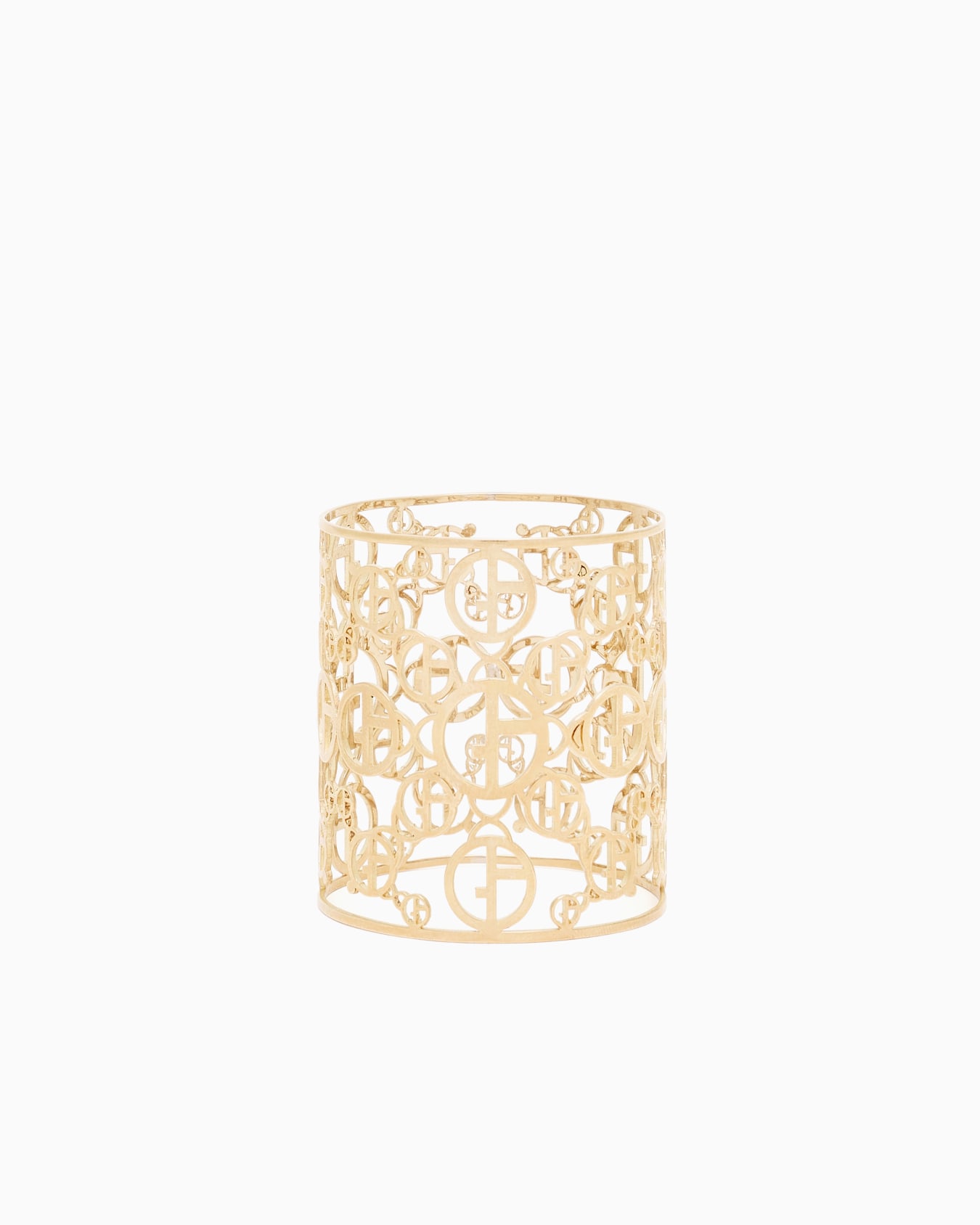 ASTRO Napkin holder in brass with 24kt gold coating Slide 0