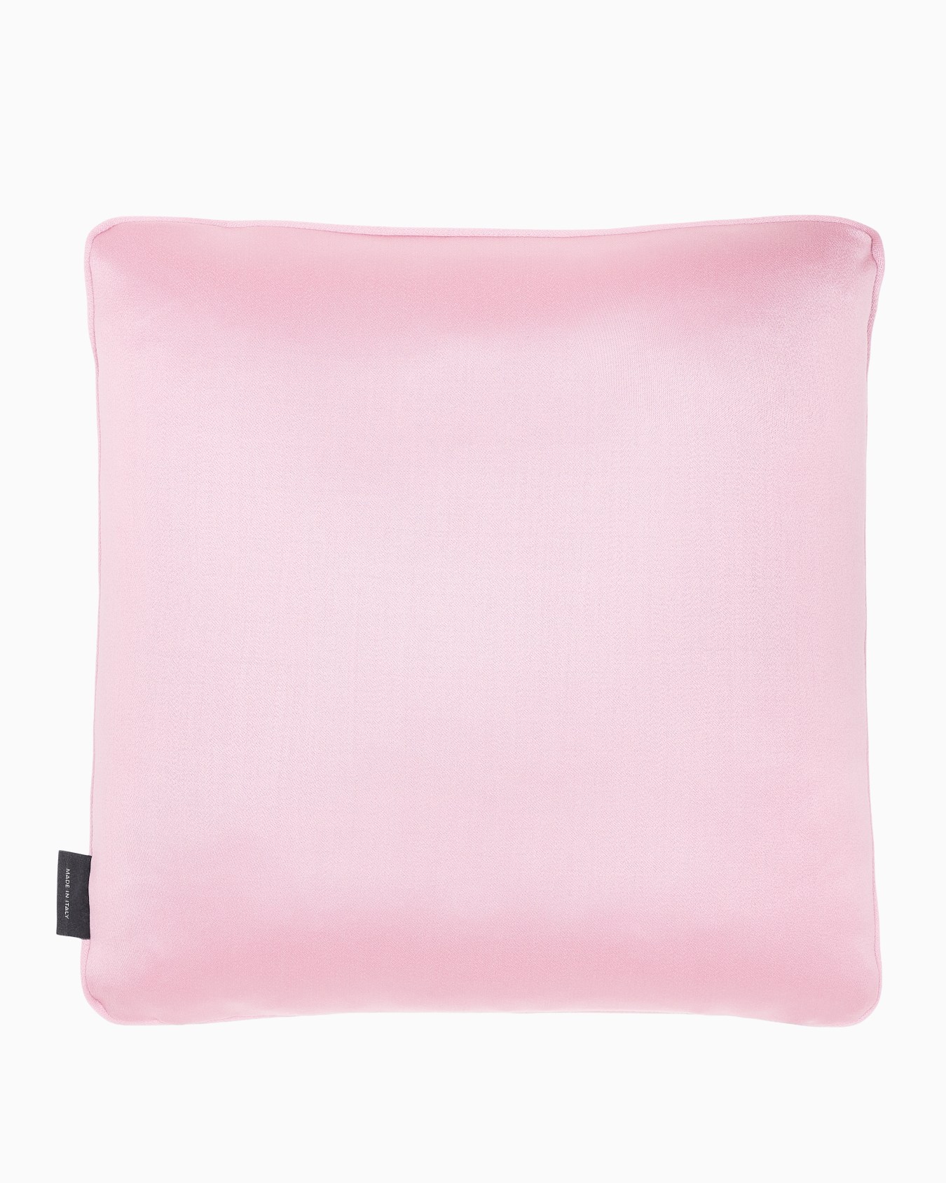 AXIS CUSHION WITH PLISSÉ DETAIL IN WOOL SATIN Slide 2