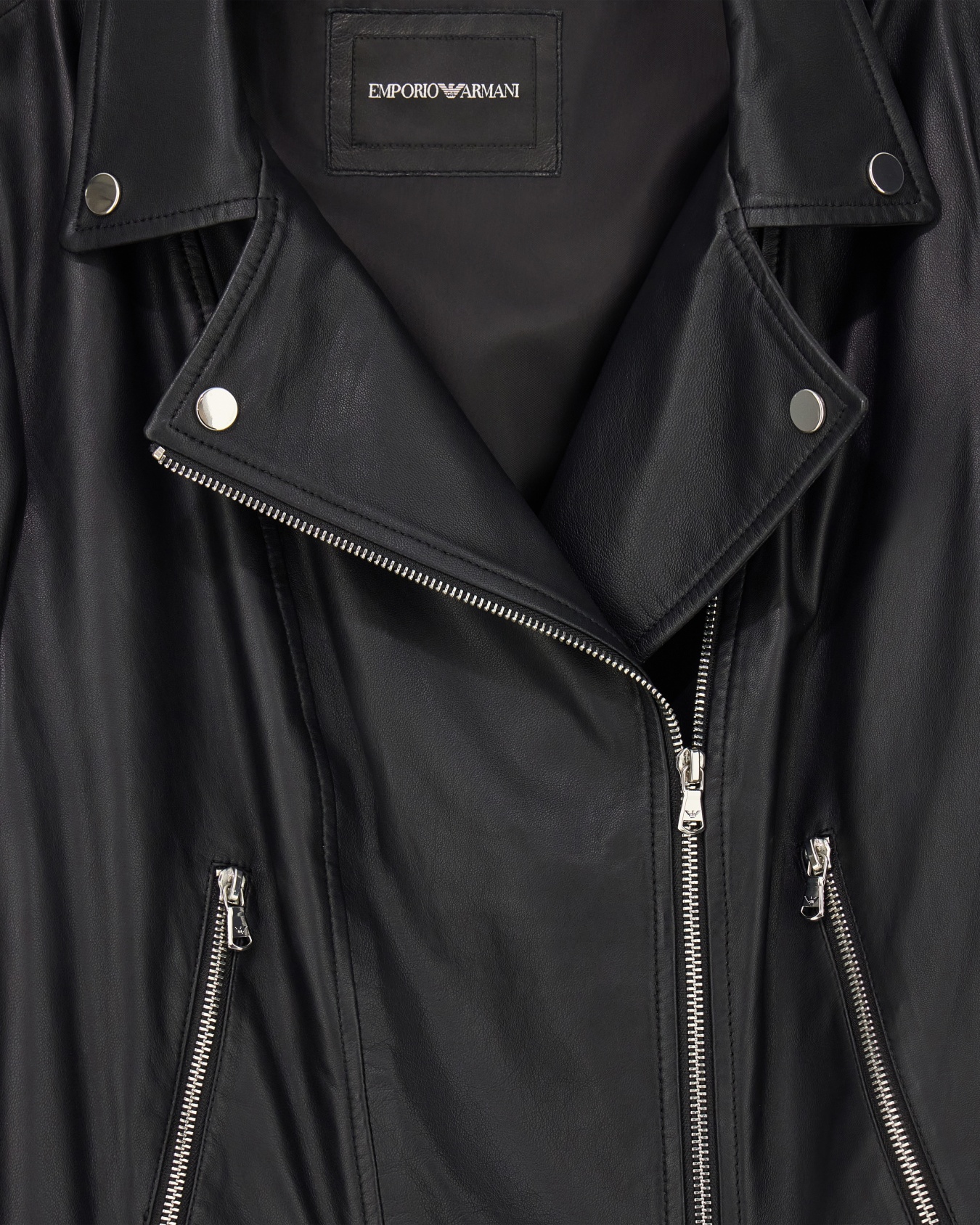Nappa-lambskin biker jacket Slide 4