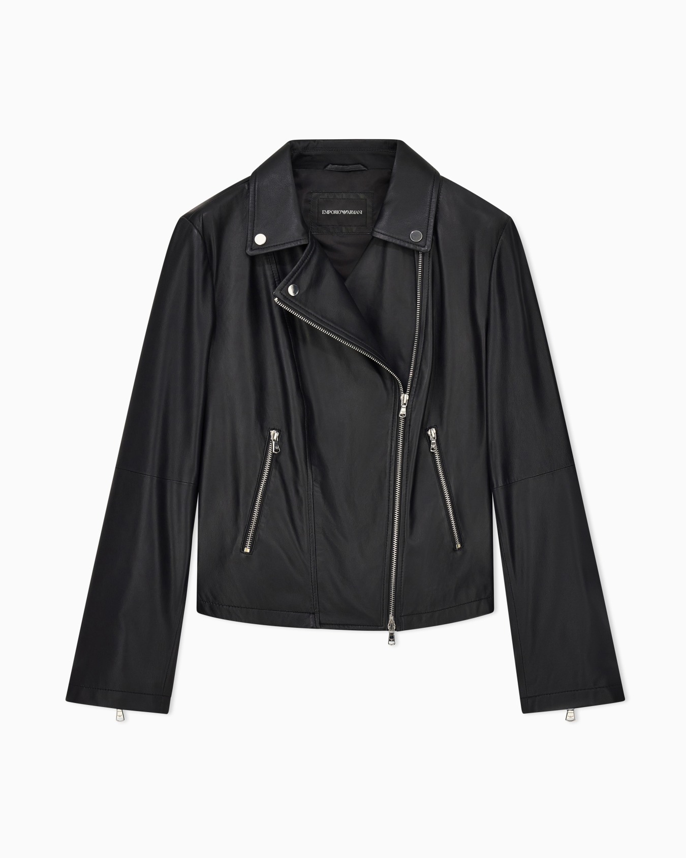 Nappa-lambskin biker jacket Slide 0