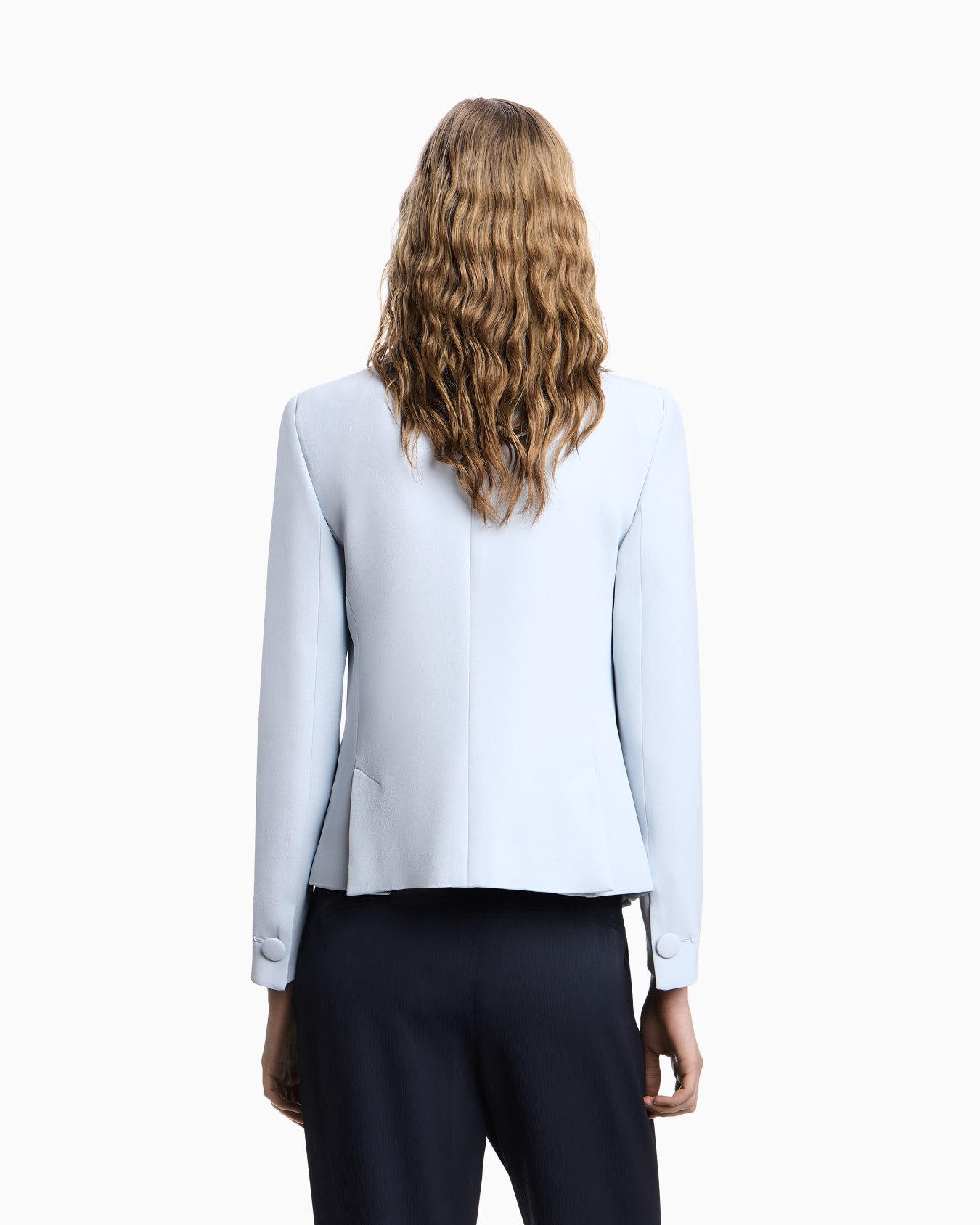 Cady crêpe jacket with lapels Slide 2