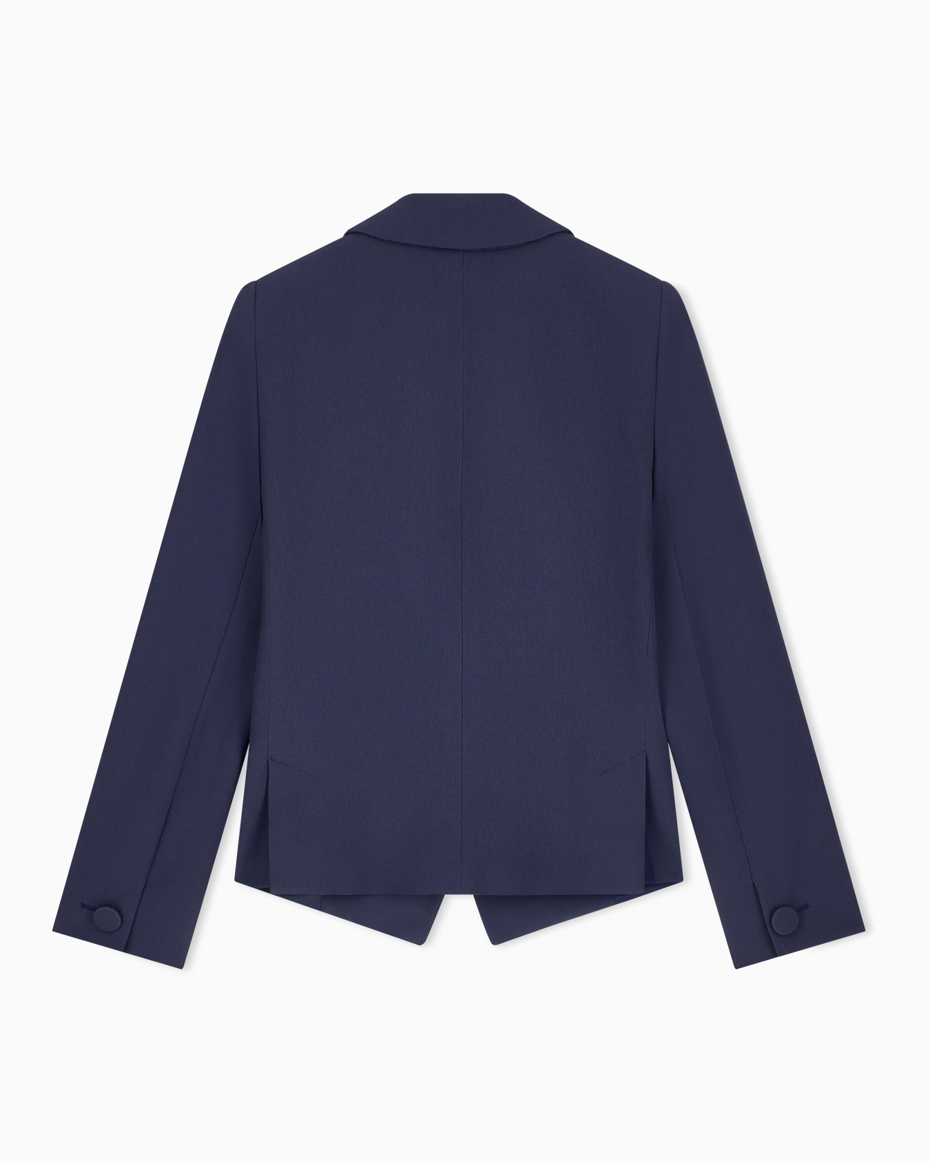 Cady crepe jacket with lapels in a slim fit Essential Slide 1