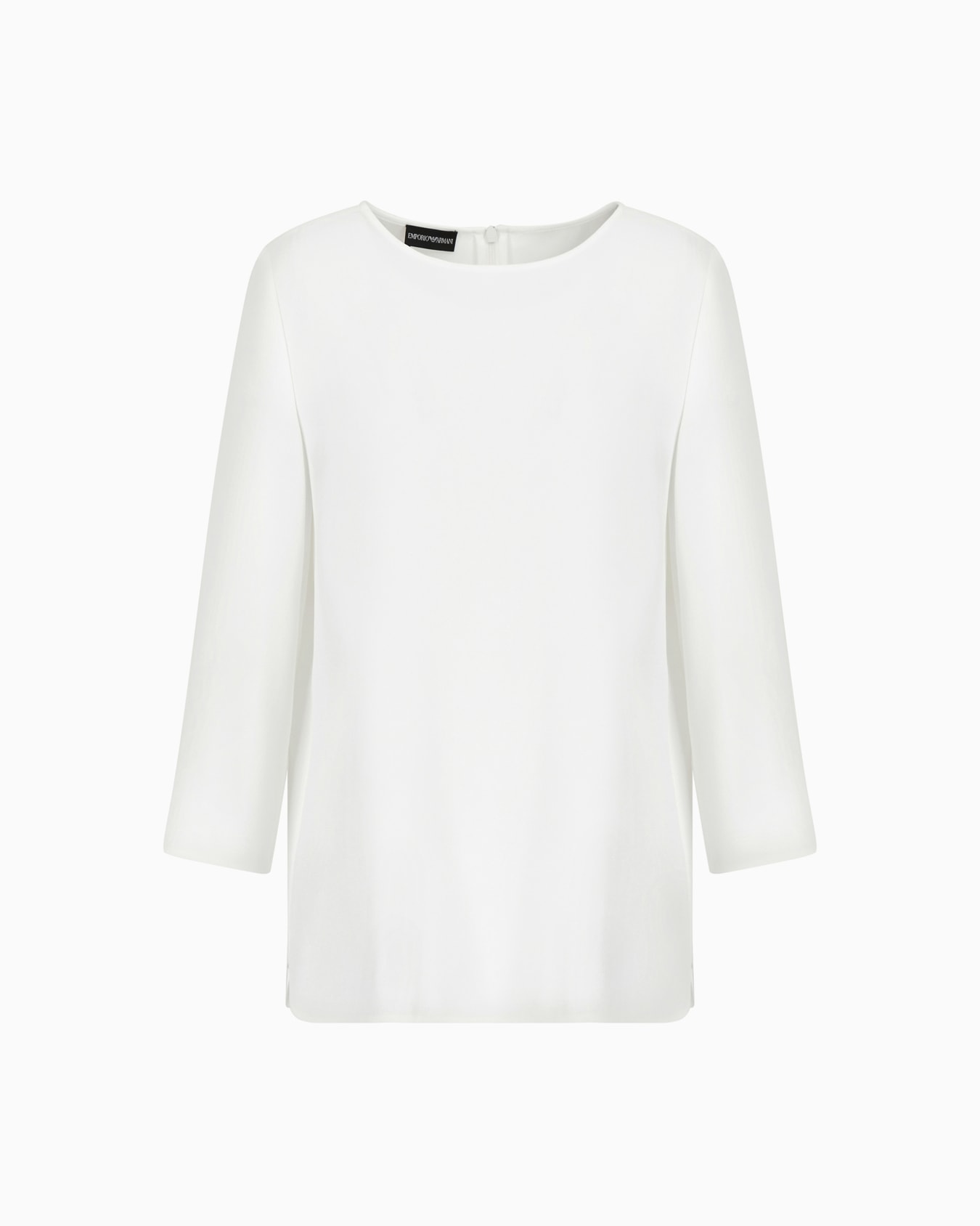 Blouse en envers satin à manches 3/4 Diapositive 0