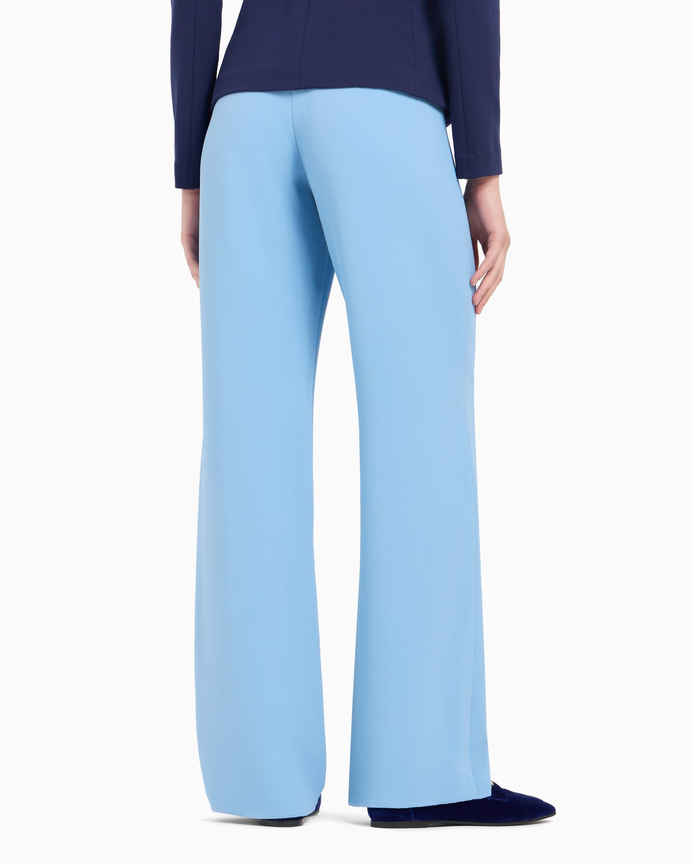 Cady crêpe palazzo trousers Slide 2