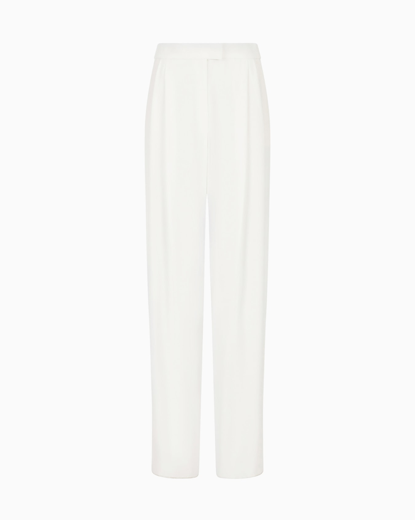 Pantalon palazzo à pinces en envers satin Diapositive 0