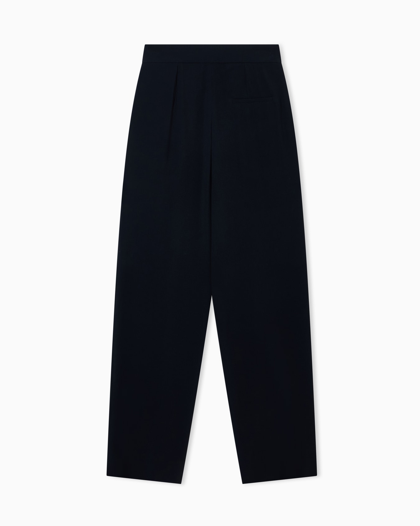 Envers-satin palazzo trousers with darts Slide 3