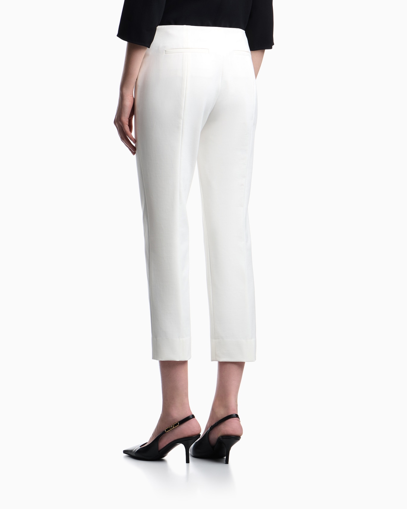 Pantalones 7/8 de gabardina elástica Diapositiva 5