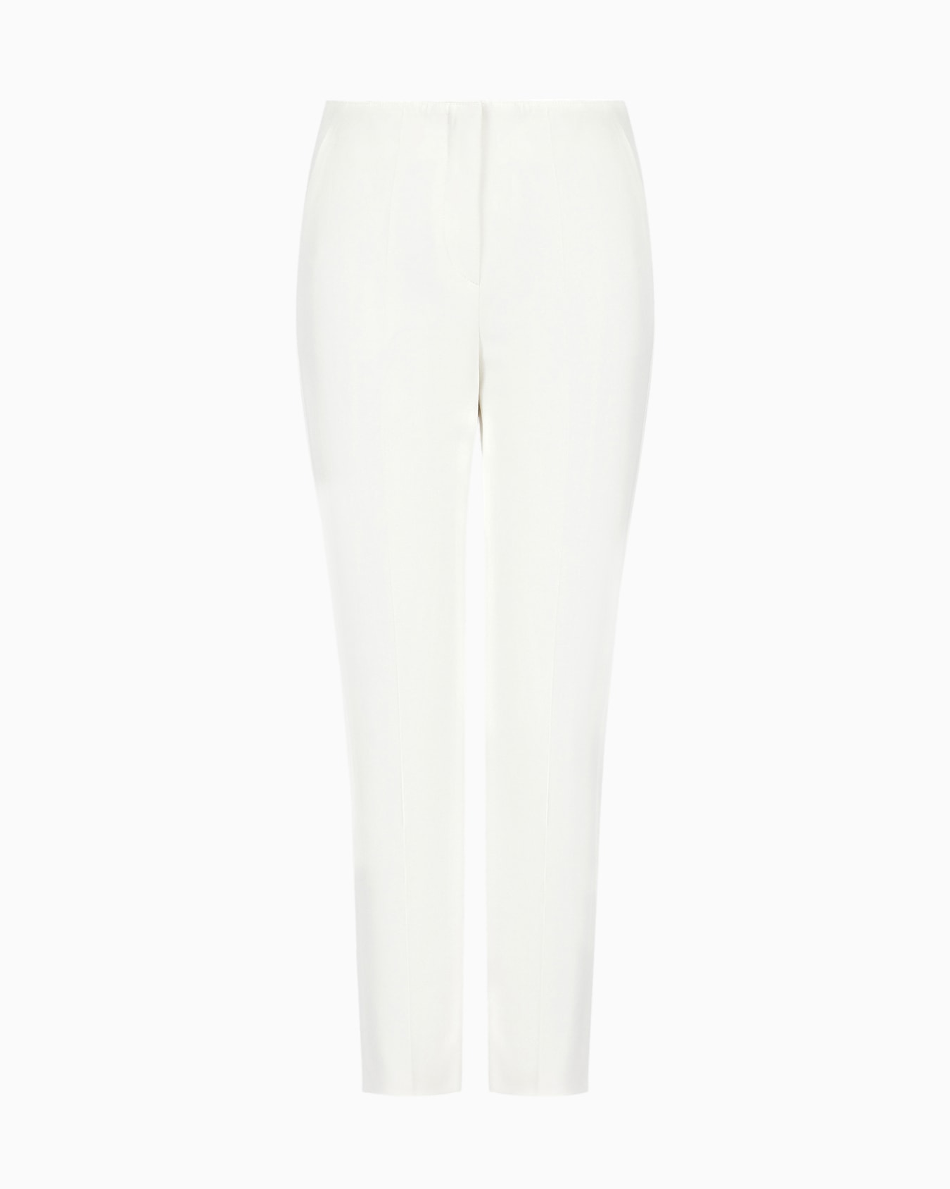 Stretch gabardine 7/8 trousers Slide 0
