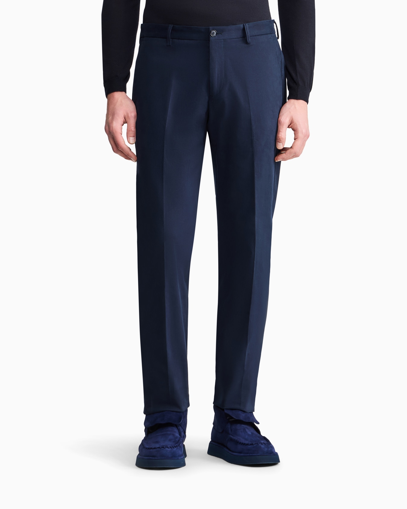 Pantalones de algodón y cachemir elástico Diapositiva 3