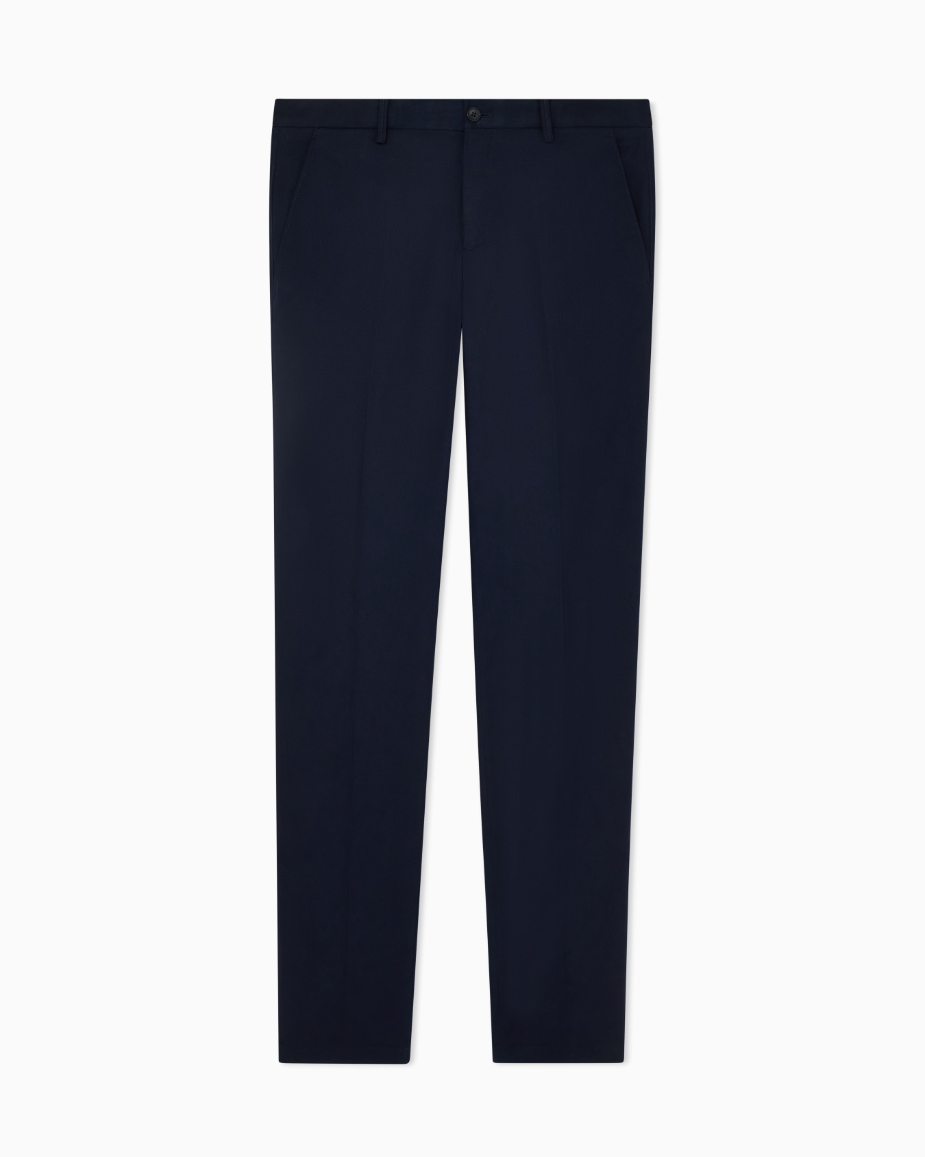 Stretch cashmere and cotton trousers Slide 0