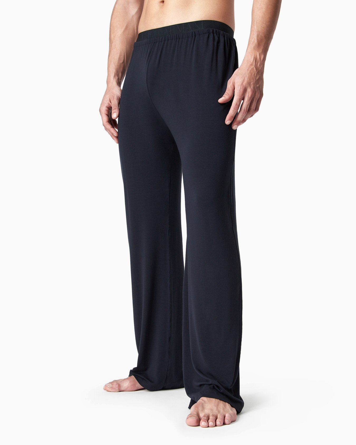 Loungewear trousers in stretch modal Slide 1
