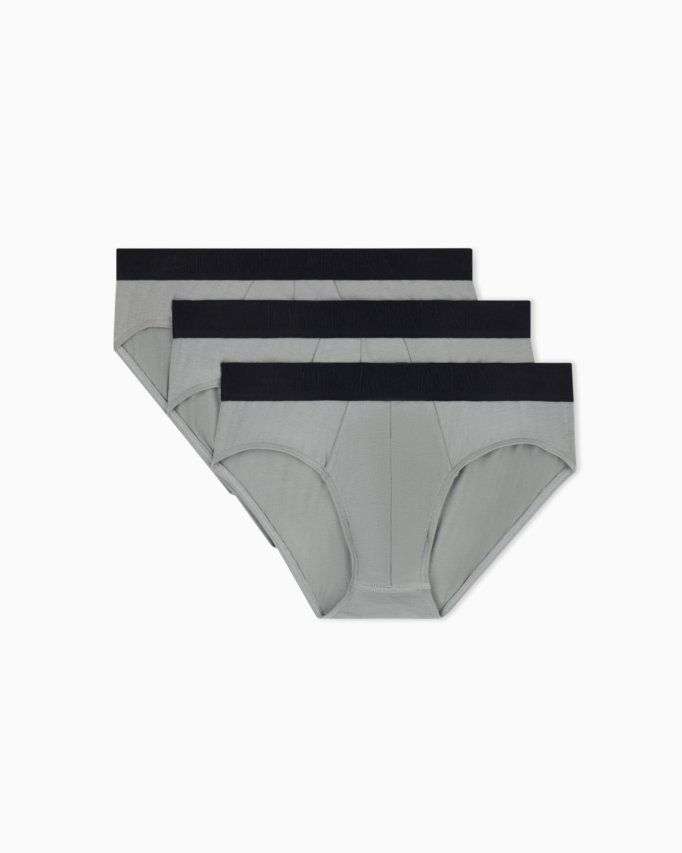 Pack of three stretch jersey briefs Slide 0