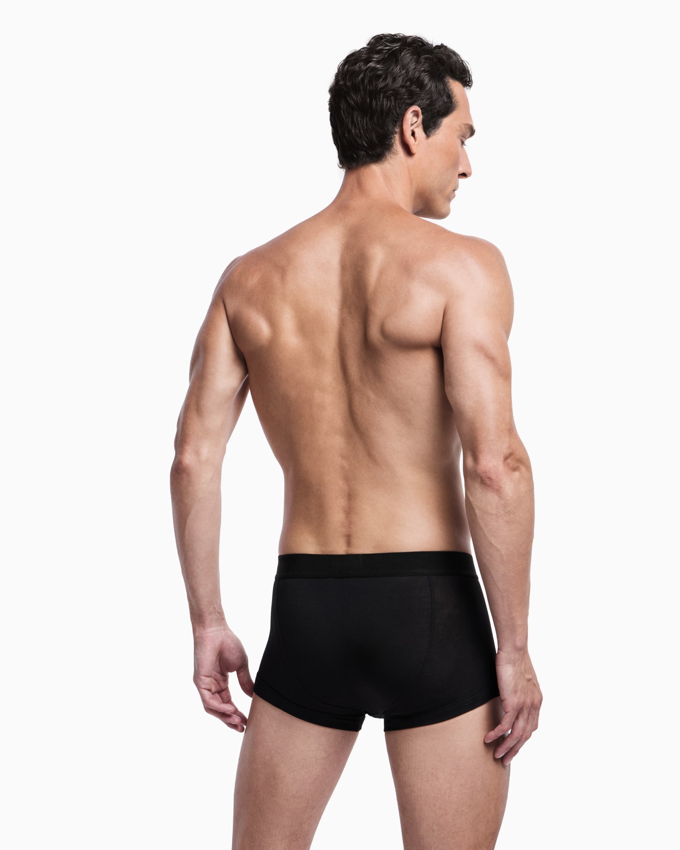 Stretch jersey boxers with logo band Slide 2