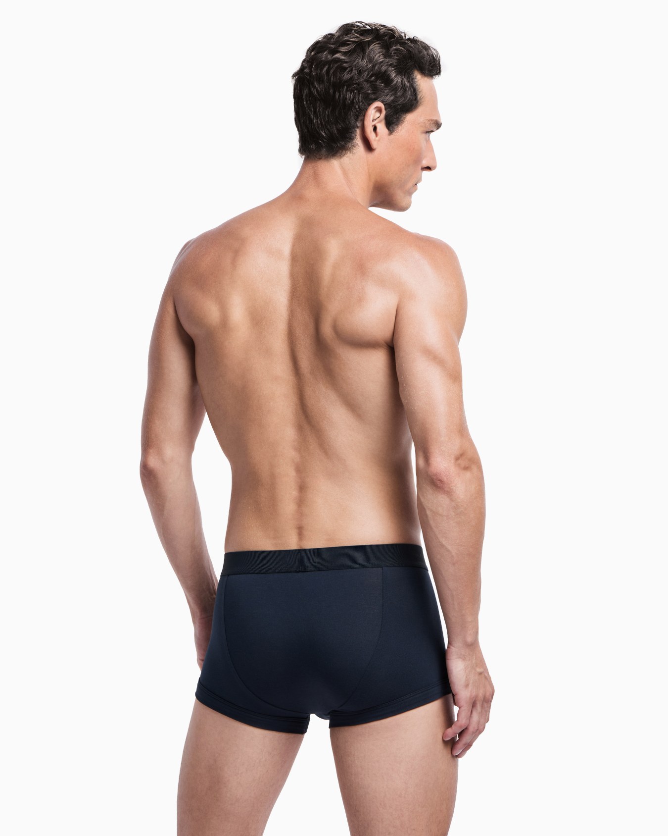 Stretch jersey boxers with logo band Slide 2