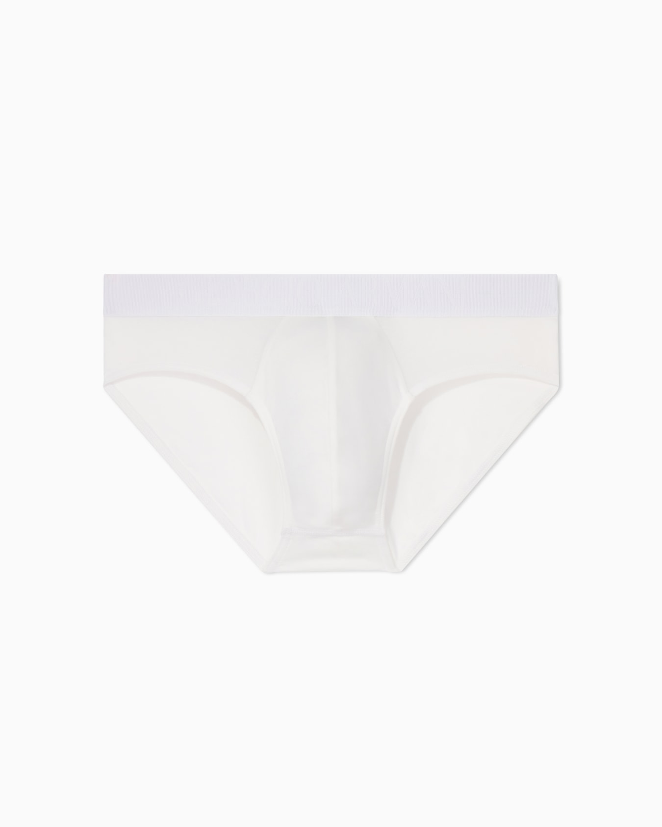 Stretch jersey briefs with logo band Slide 0
