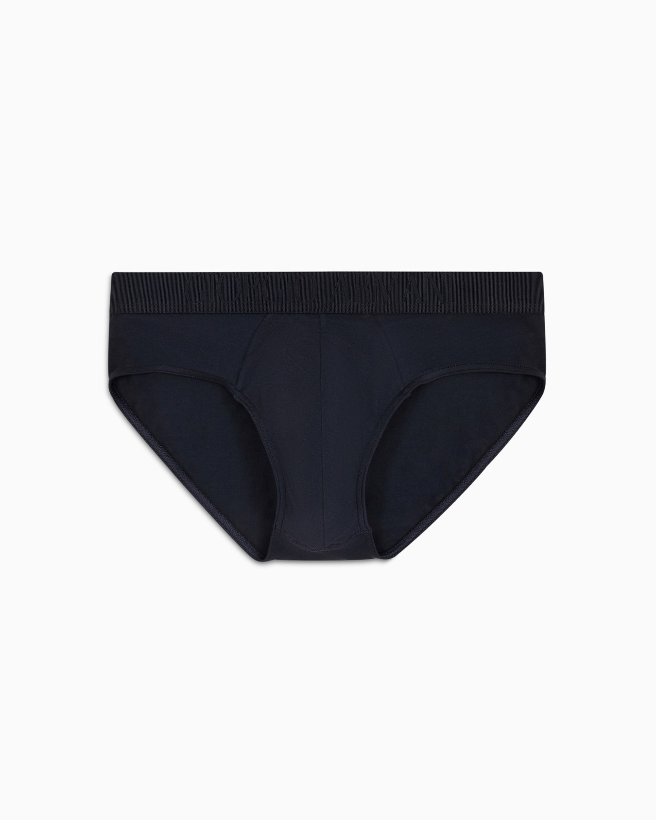 Stretch jersey briefs with logo band Slide 0