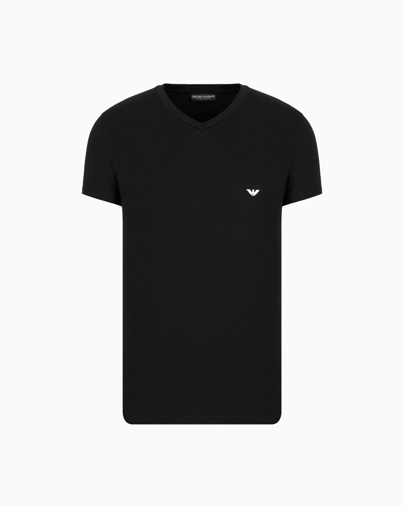 Basic V-neck underwear T-shirt Slide 0