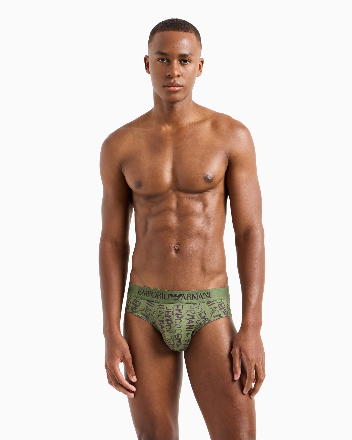 Briefs with all-over logo print Slide 1
