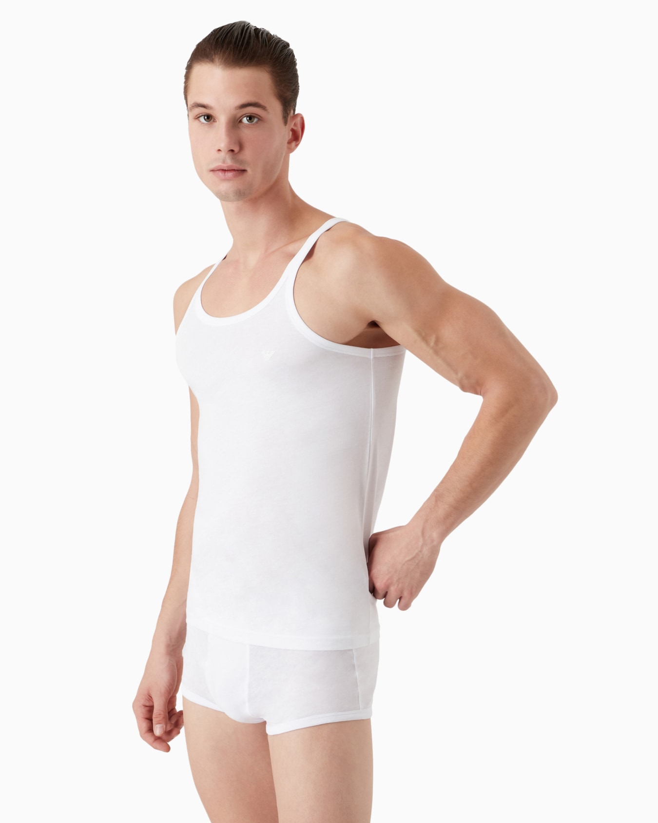 Three-pack of jersey loungewear tank tops Slide 1