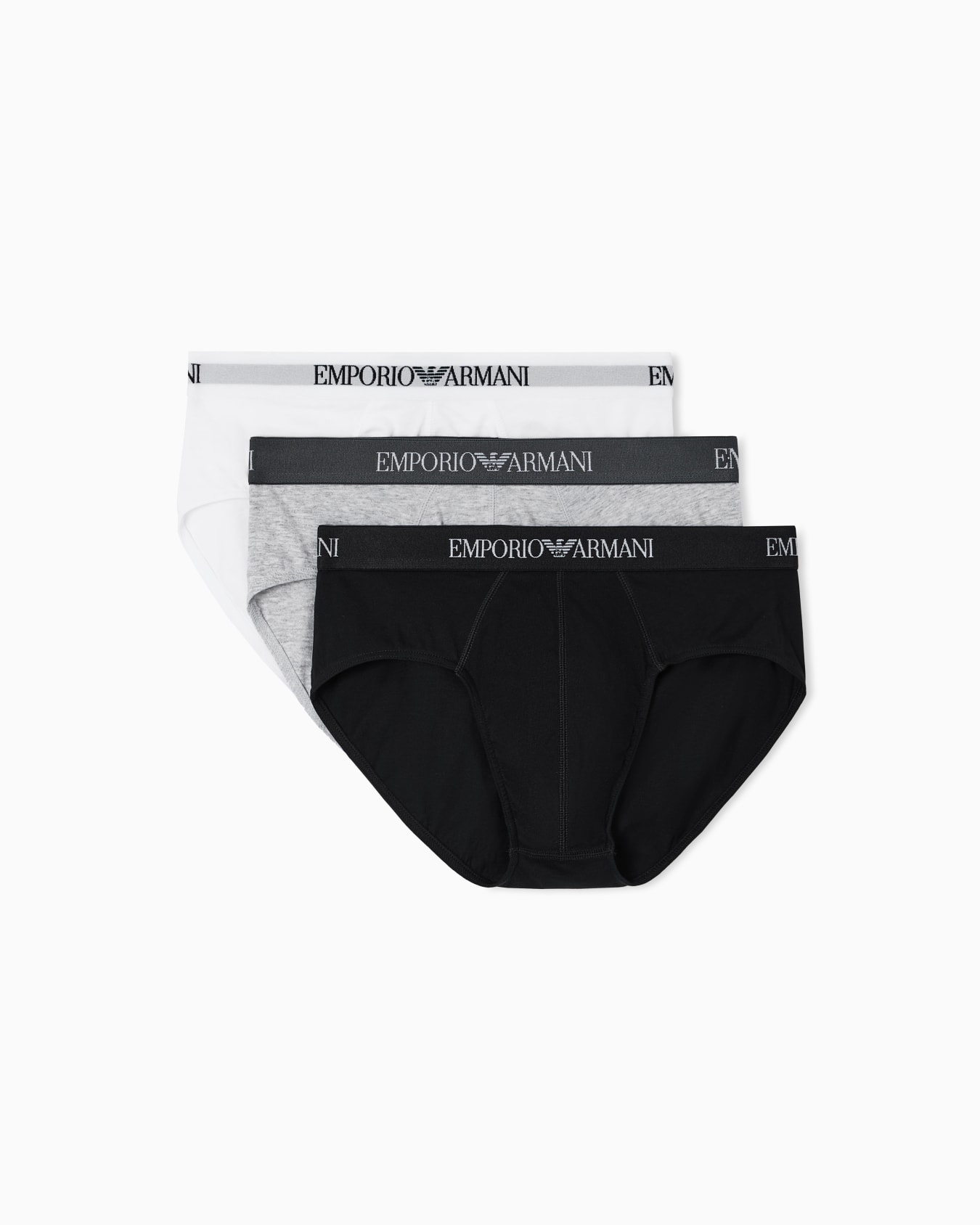 Paquete de tres calzoncillos slip con tira con logotipo Diapositiva 0