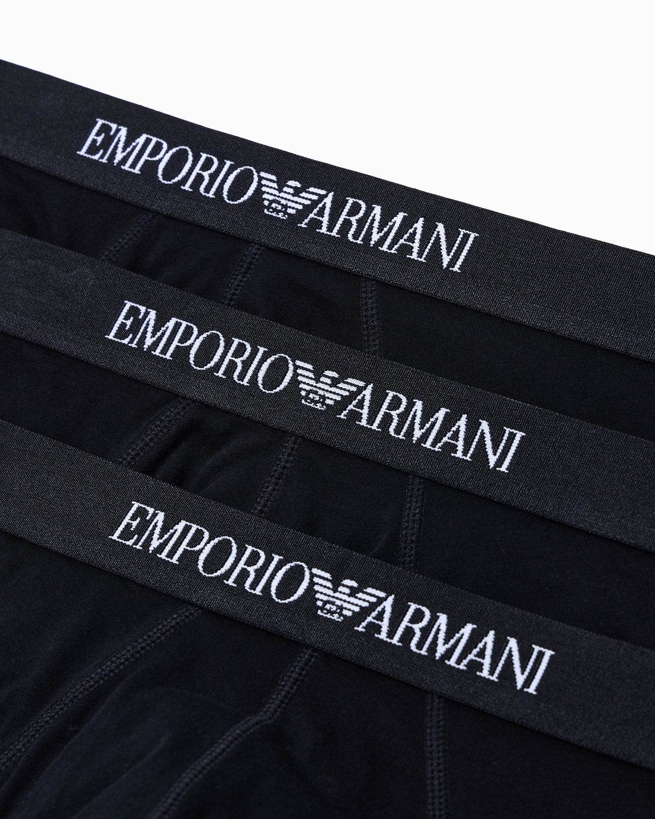 Three-pack of briefs with logo waistband Slide 1