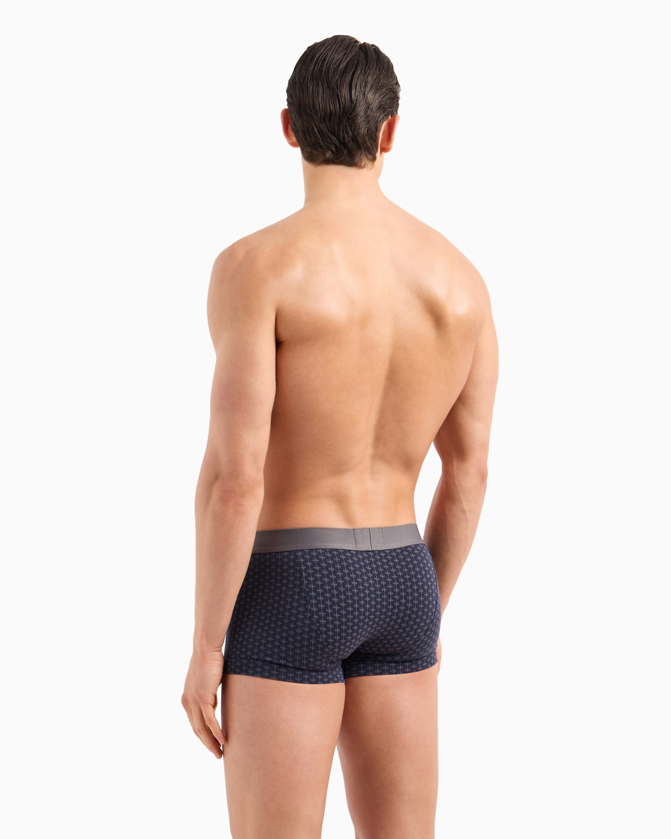 Two-pack of boxer briefs with a mixed pattern print Slide 2