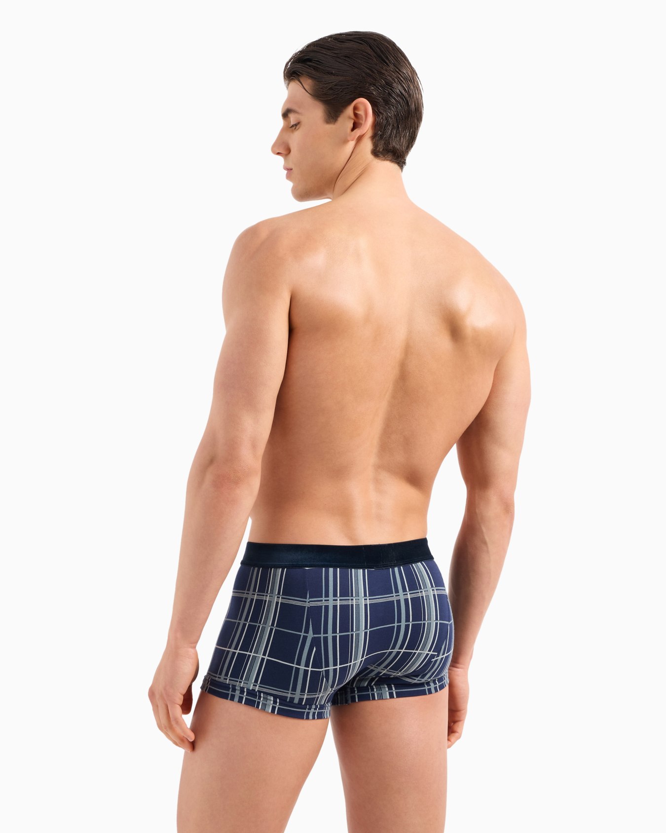 Lot composé de 2 boxers courts avec taille en velours logotypé Diapositive 2