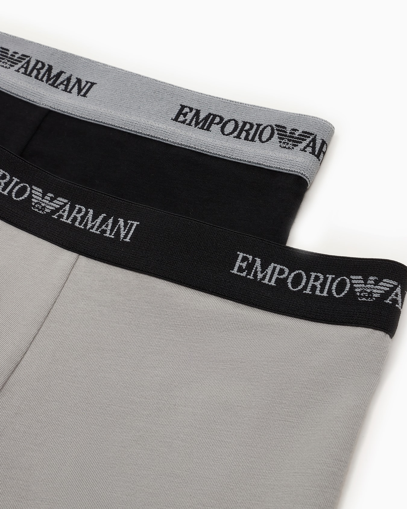 Paquete con dos calzoncillos bóxer con tira con logotipo completo Diapositiva 1