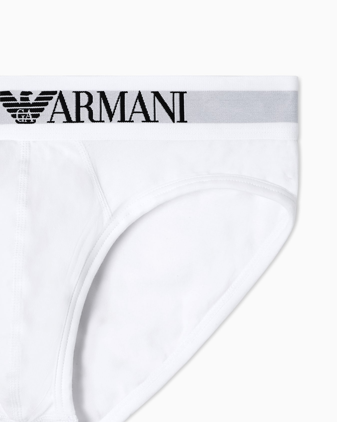Basic briefs with logo waistband Slide 3