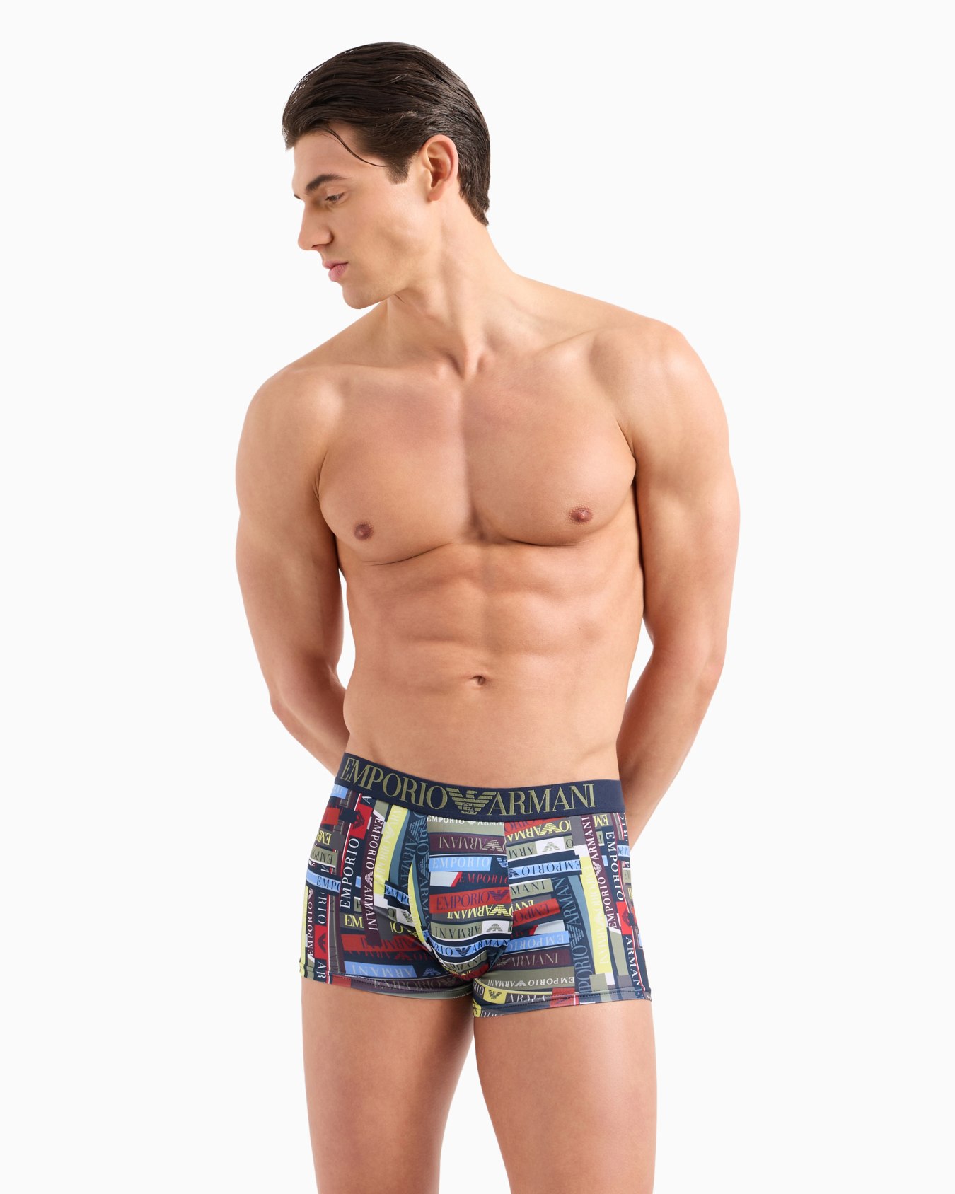 ASV all-over print recycled-microfibre boxer briefs Slide 1