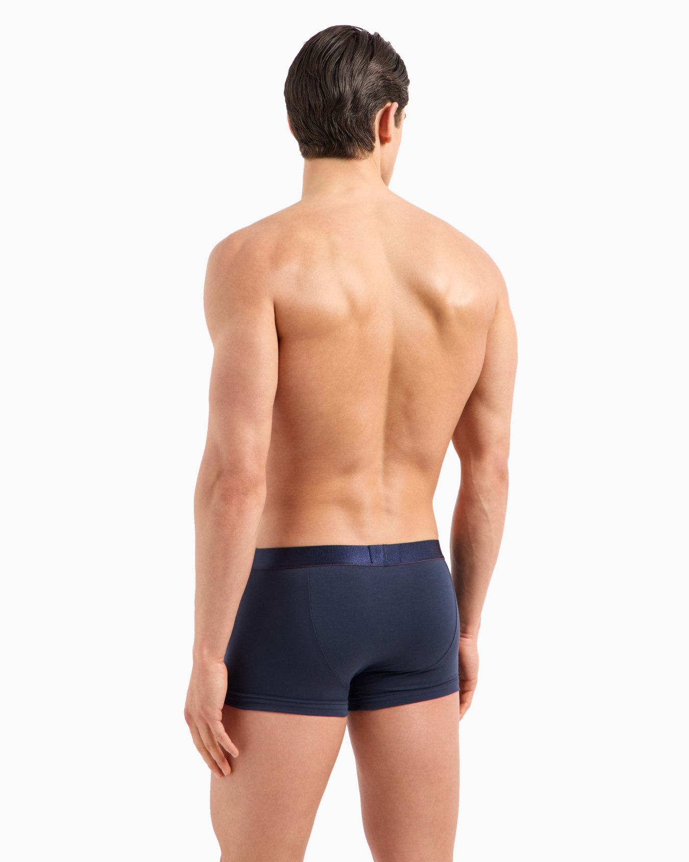 Lot de 3 boxers courts en coton biologique bande logo brillante ASV Diapositive 2