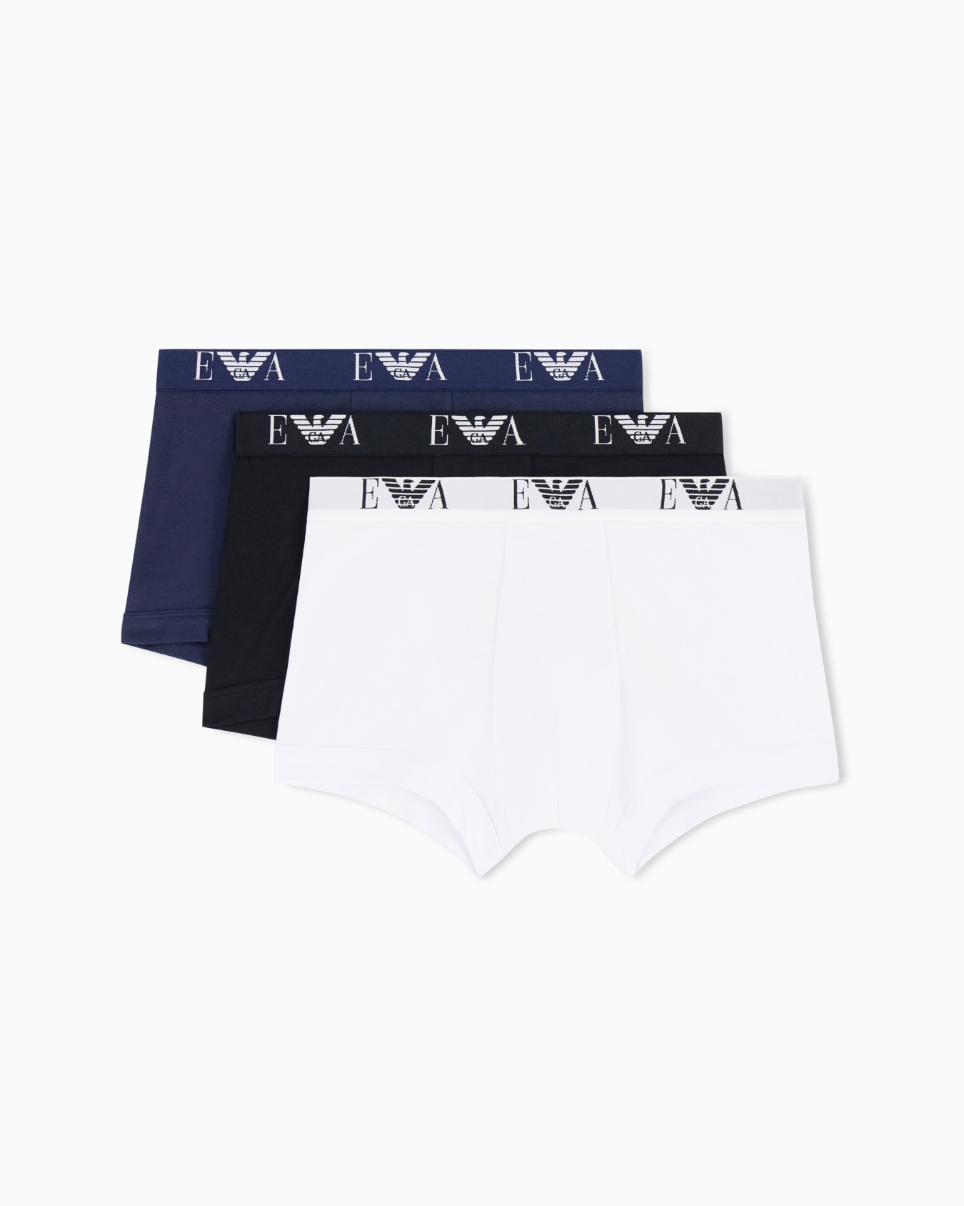 Three-pack of boxer briefs with essential monogram logo Slide 0