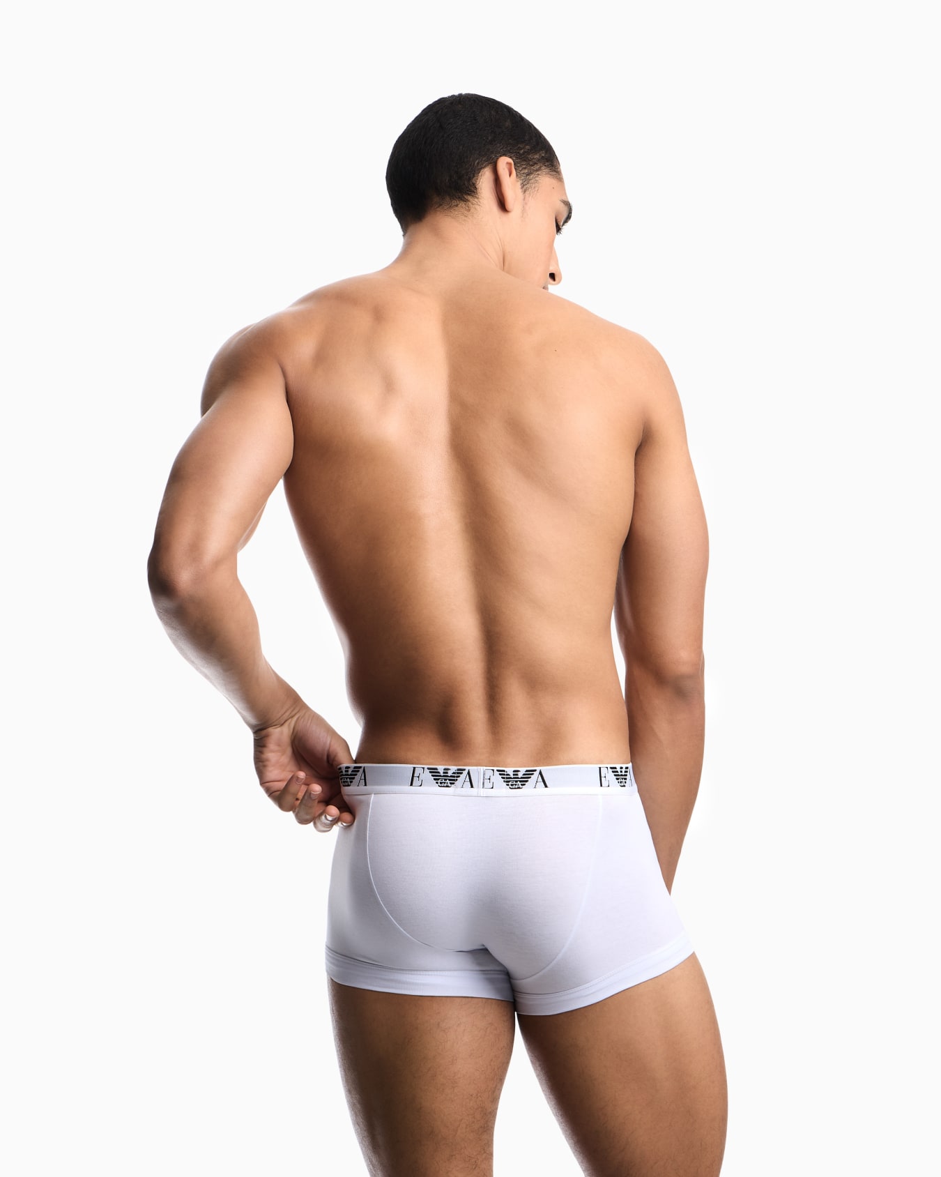 Three-pack of boxer briefs with essential monogram logo Slide 2