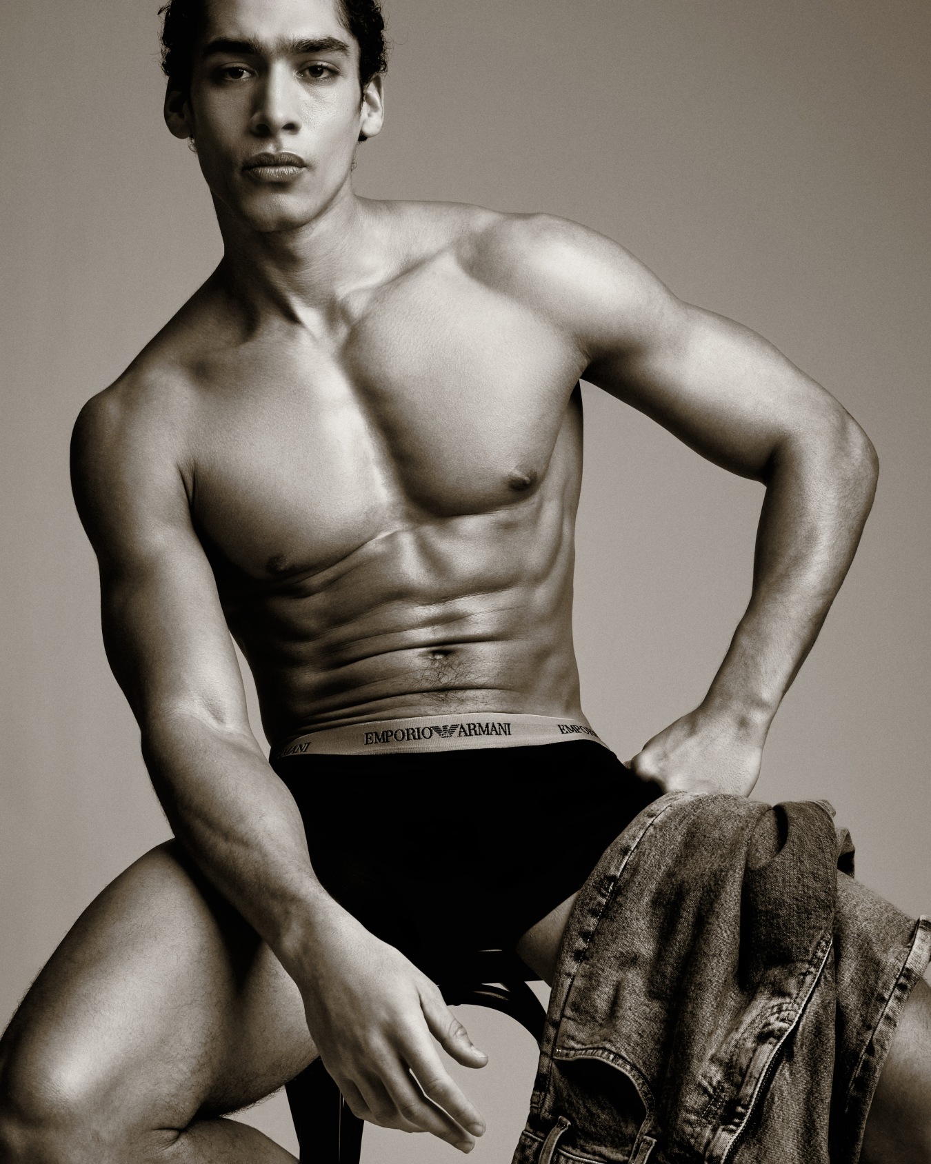 Three-pack of boxer briefs with core logo band Slide 4