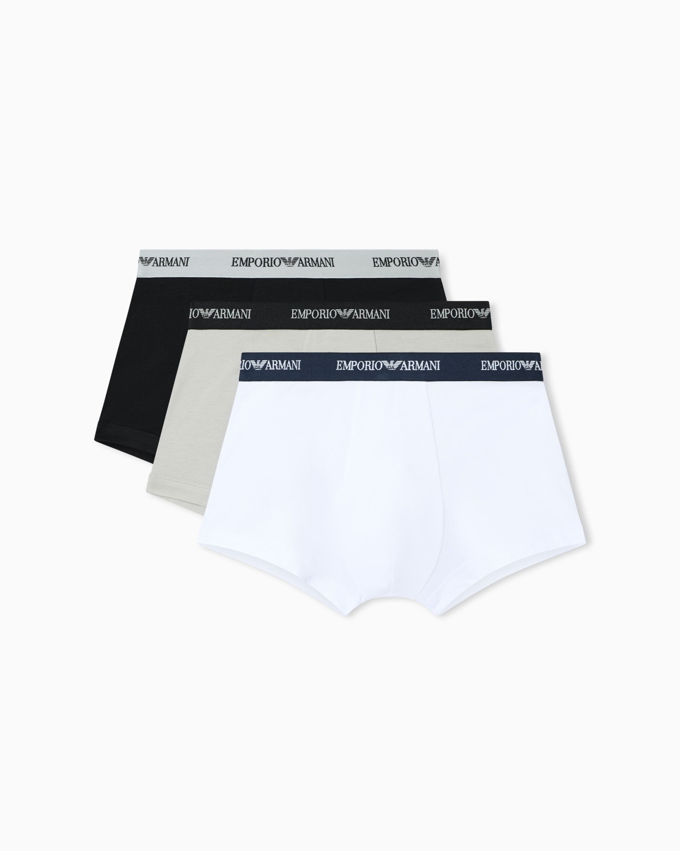 Three-pack of boxer briefs with core logo band Slide 0
