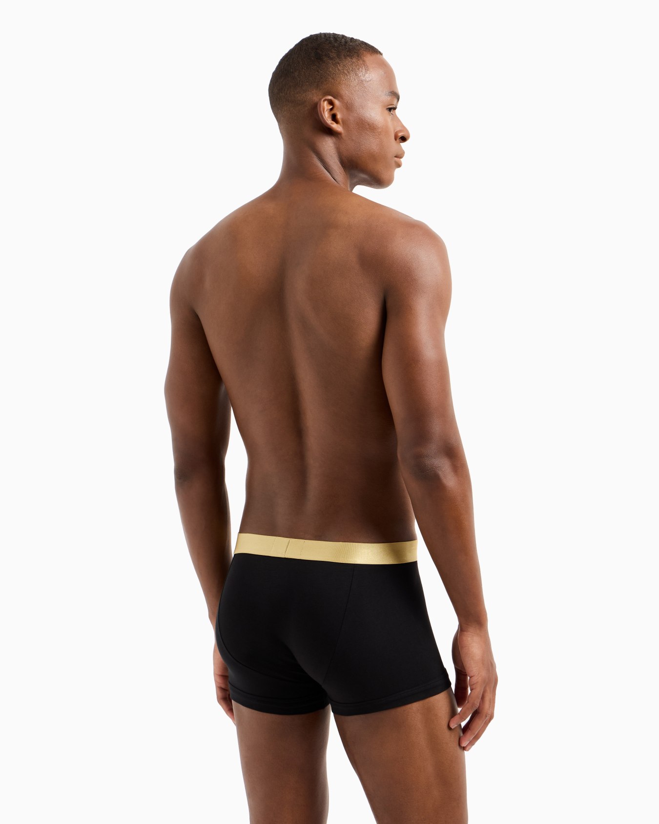 Shiny logo elasticated-waist boxer briefs Slide 2