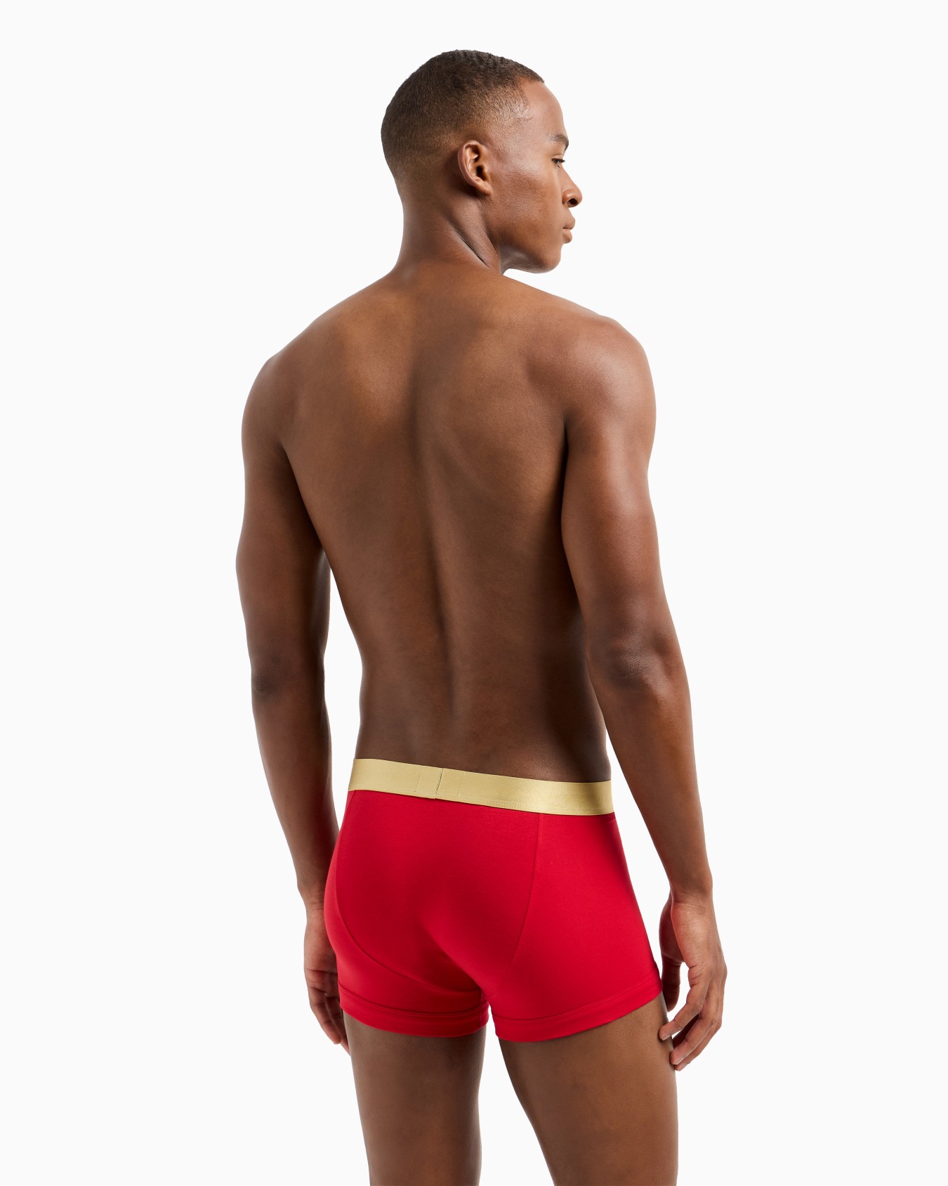 Shiny logo elasticated-waist boxer briefs Slide 2