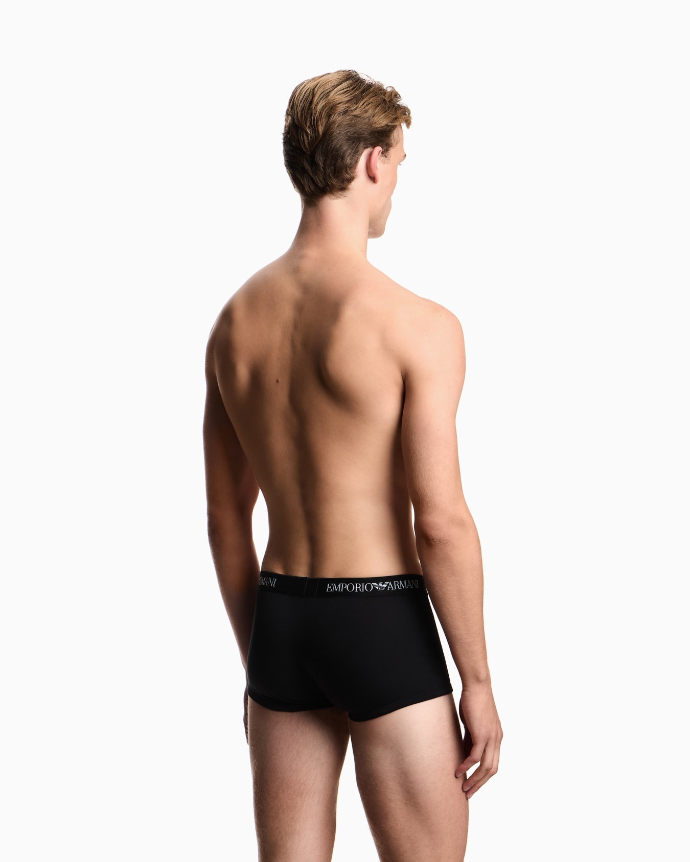 Two-pack of pure cotton basic boxer briefs Slide 2