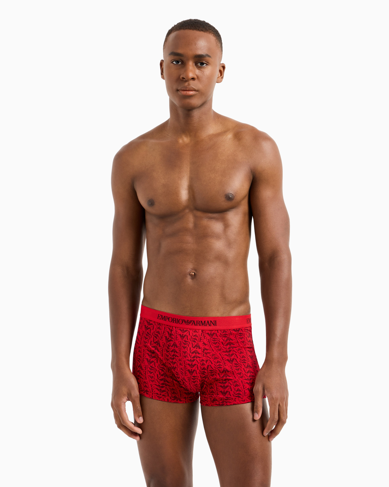 3er-Pack eng anliegende Boxershorts aus reiner Baumwolle Folie 1