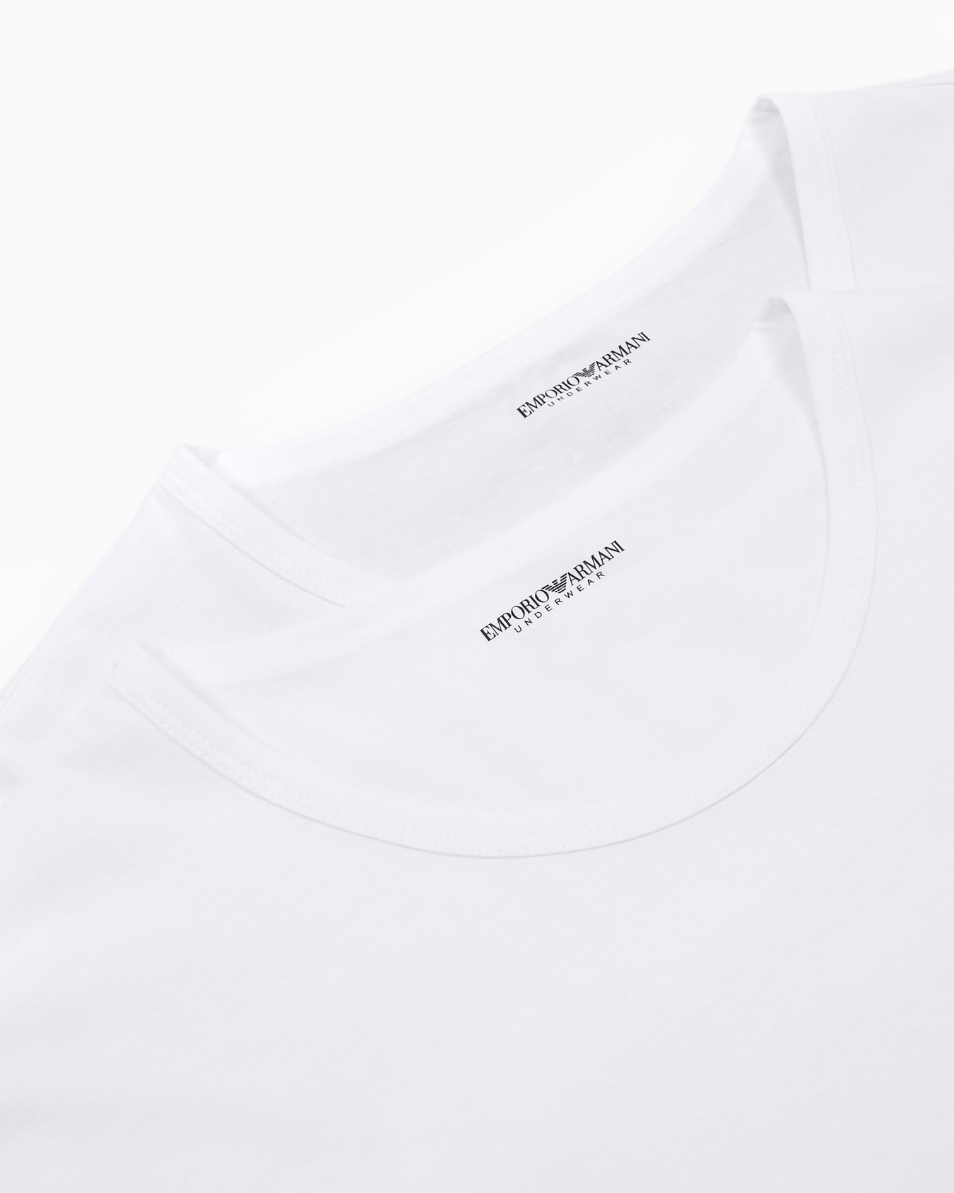 アンダーウェアTシャツ2枚セット ピュアコットン製 レギュラーフィット スライドする 1